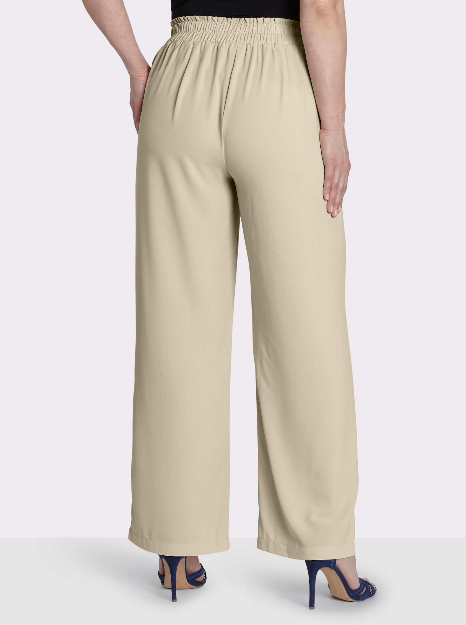 sheego Hose mit französischen Taschen - sand