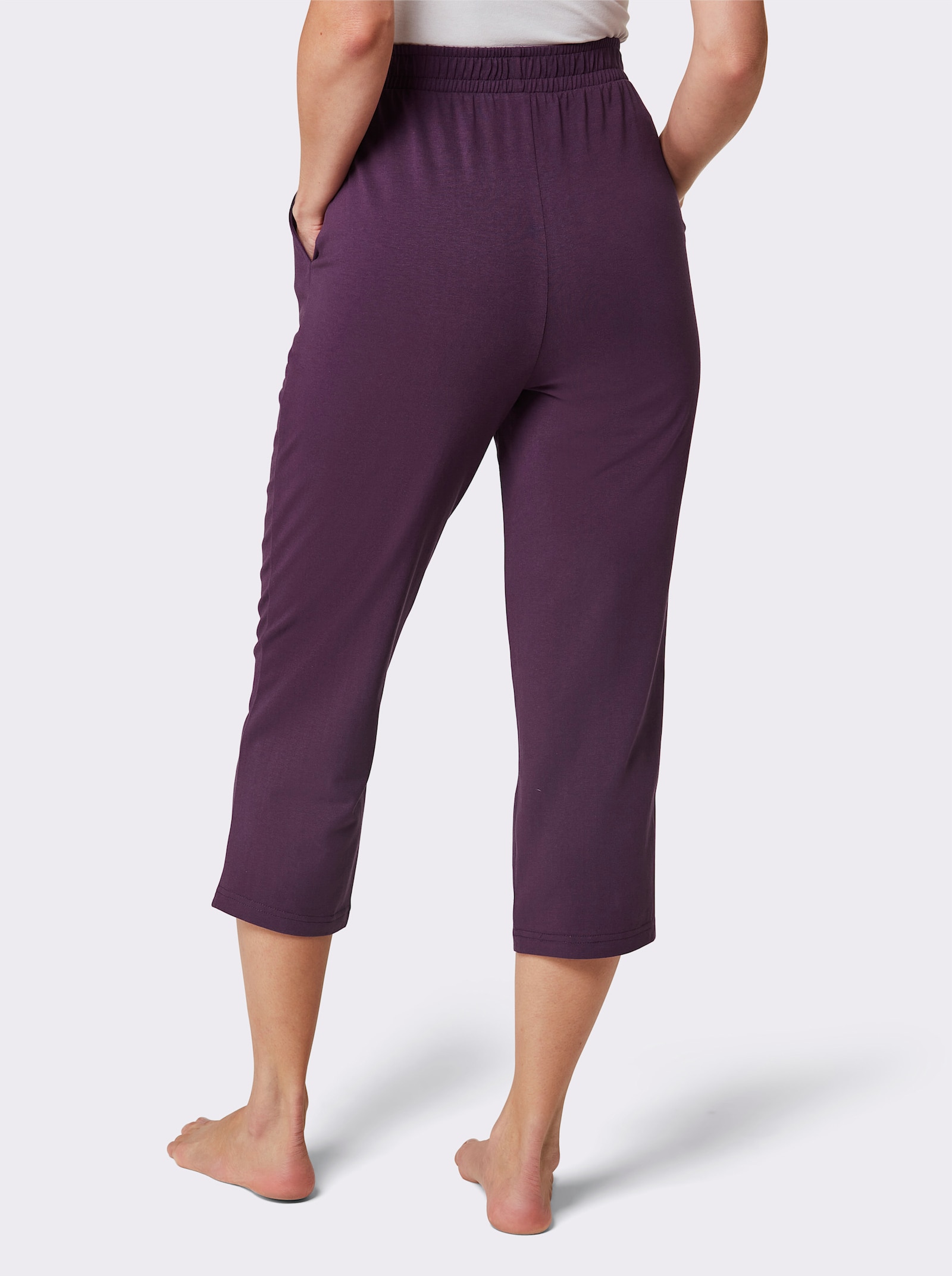 feel good 7/8 kalhoty - hroznová