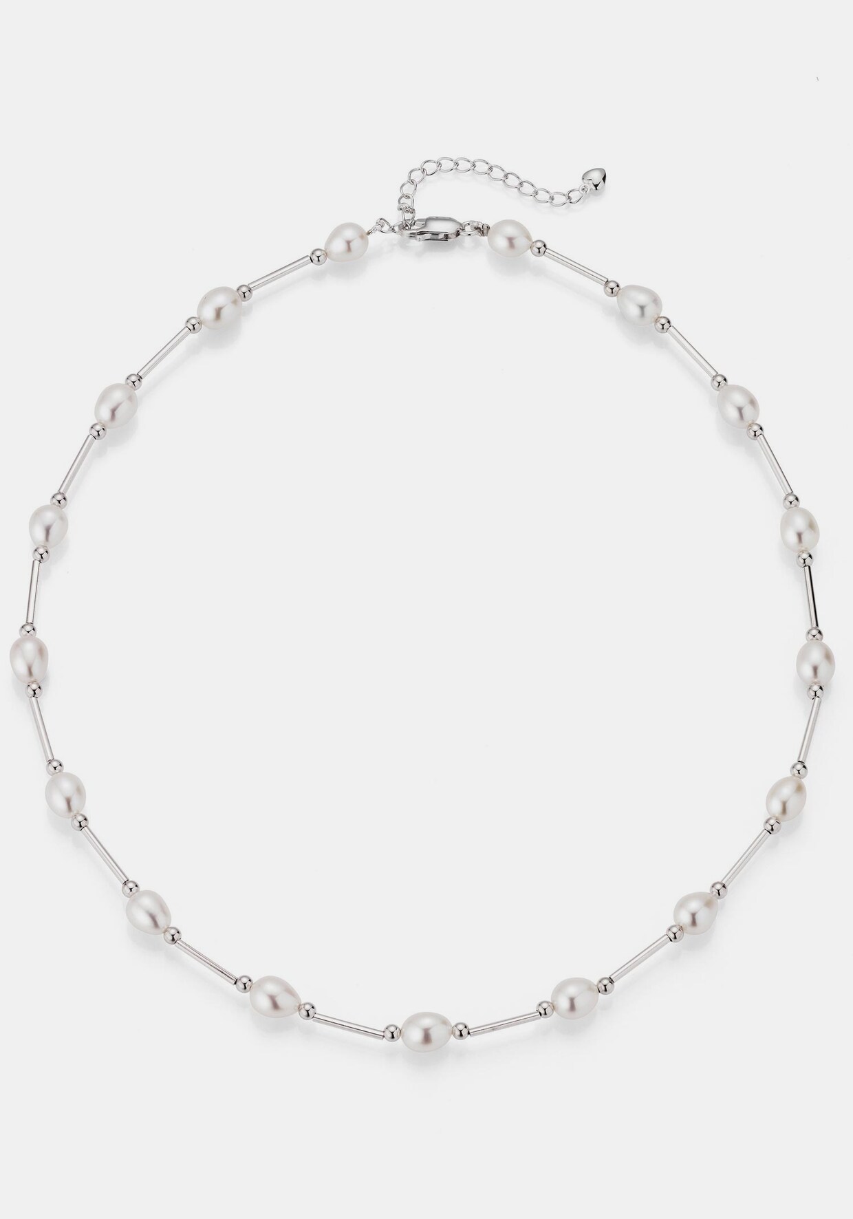 Firetti Zilveren ketting - zilverkleur/wit