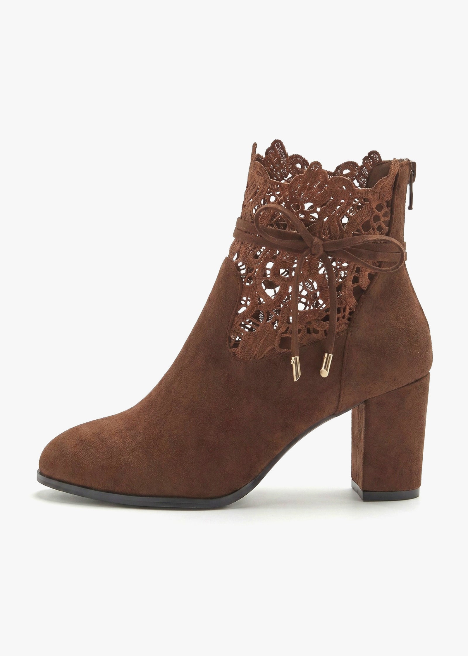 LASCANA High-Heel-Stiefelette - dunkelbraun