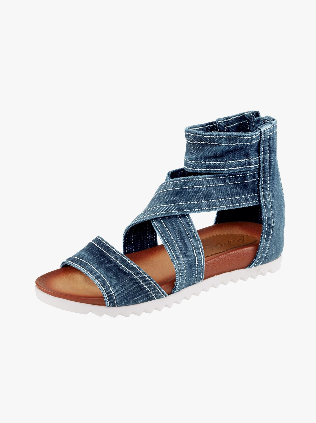 Andrea Conti Sandalette - jeansblau