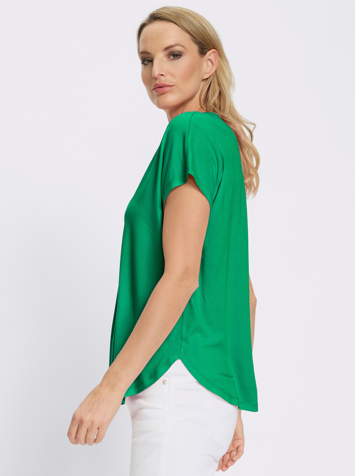 heine Kurzarmshirt - grasgrün