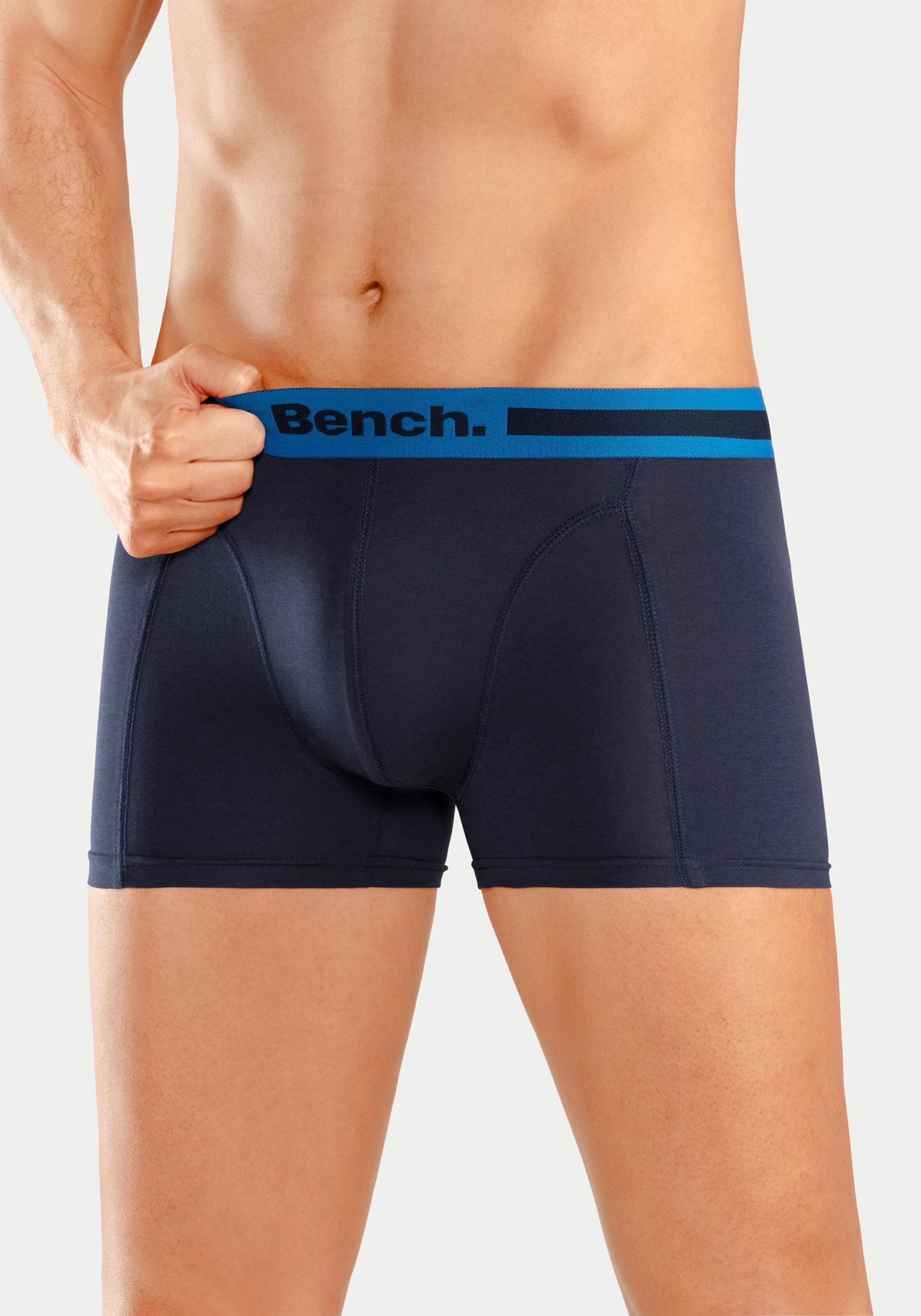 Wäsche Pants Bench. Boxer in 1x navy-blau + 1x navy-grau-meliert + 1x navy-rot + 1x navy-weiß Wäsche Pants Bench. Boxer in 1x navy-blau + 1x navy-grau-meliert + 1x navy-rot + 1x navy-weiß