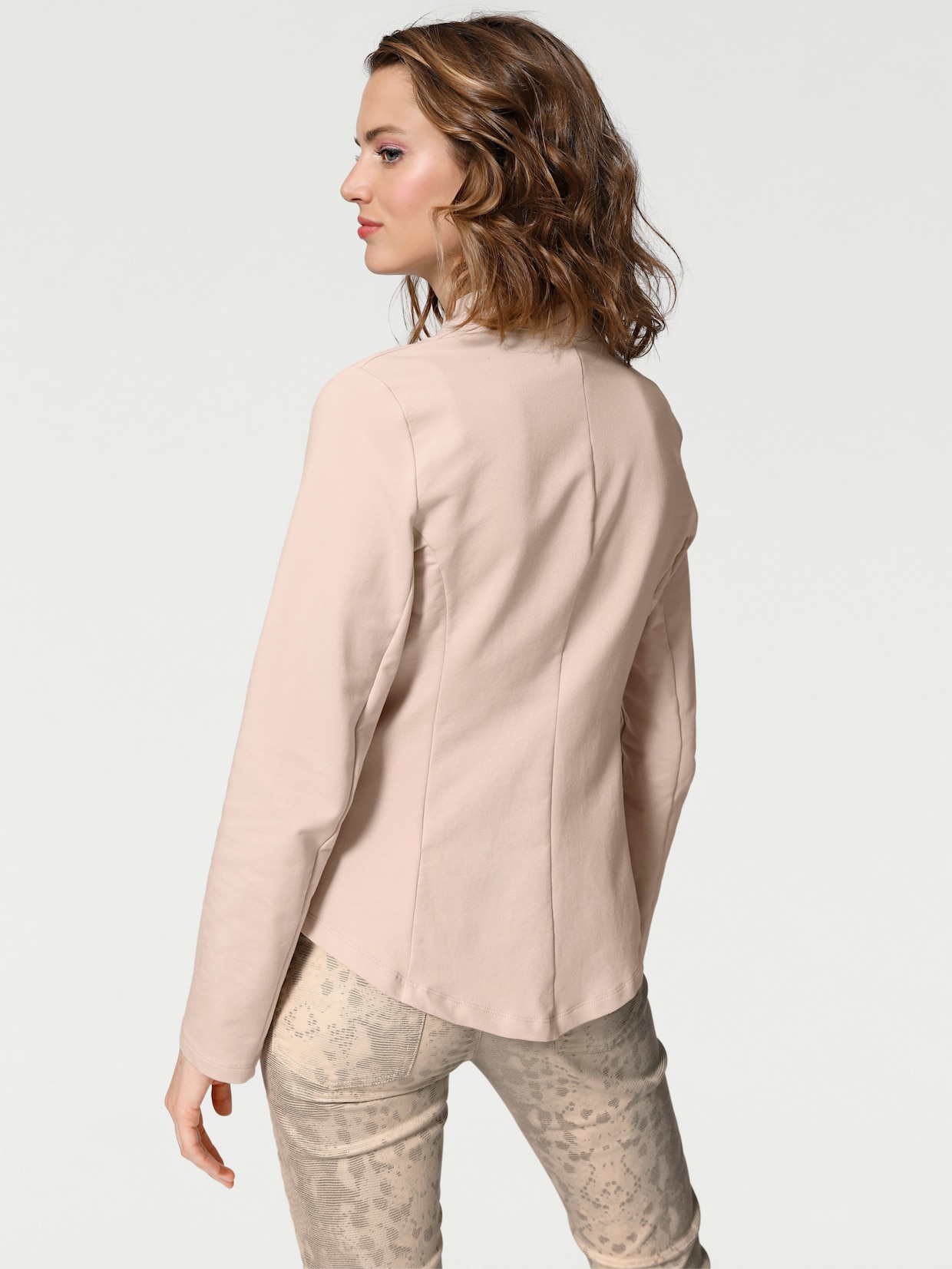 heine Blazer en jersey - couleur poudre