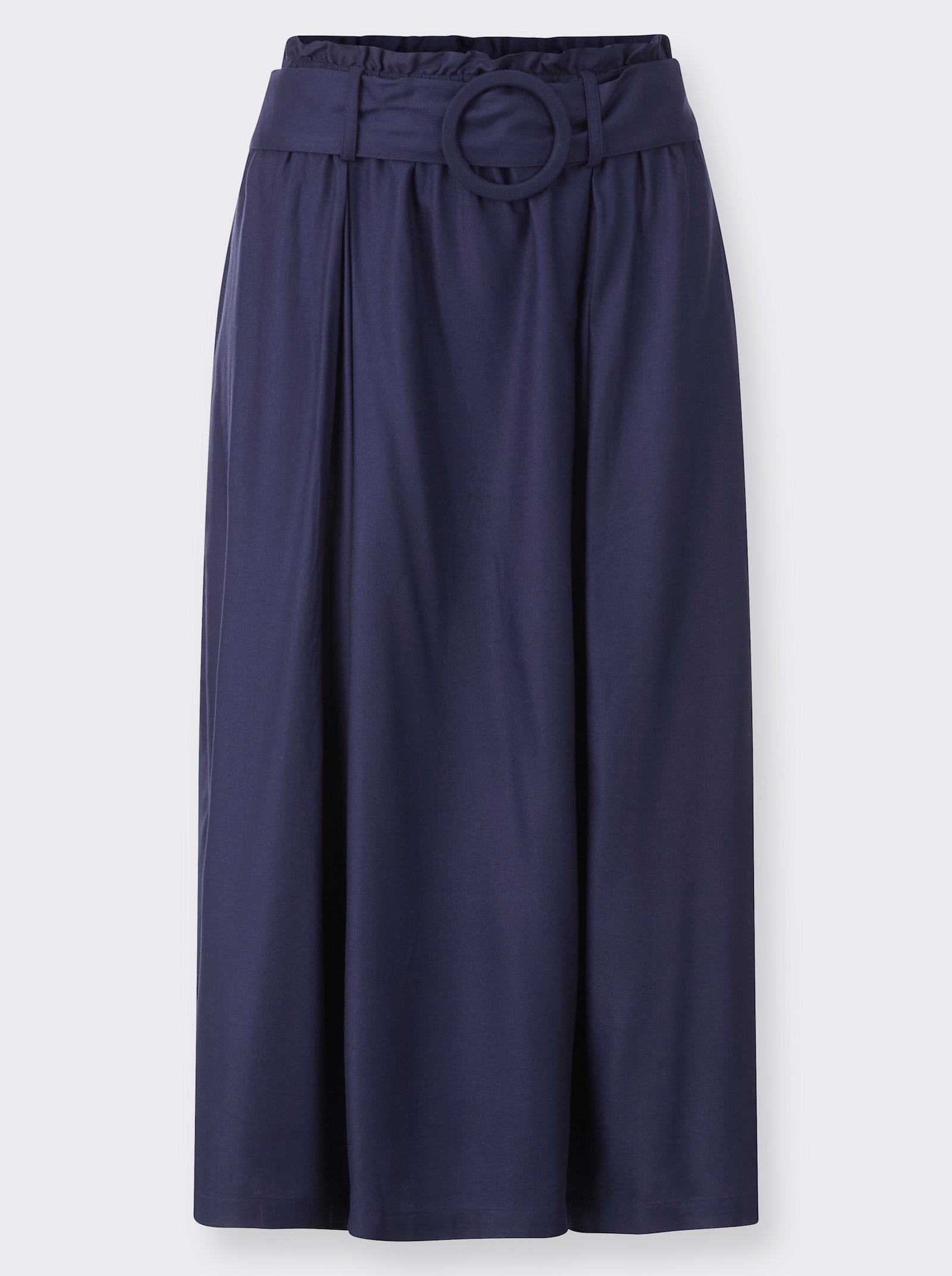 Schlupfrock in schwingender Form - marine