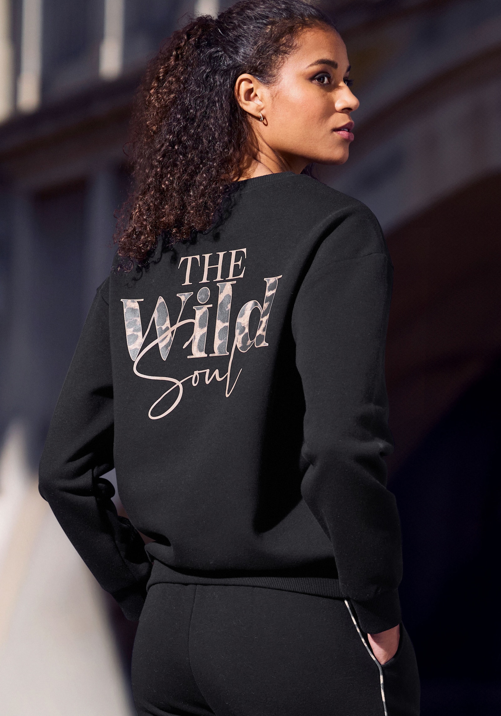 Buffalo Sweatshirt - schwarz