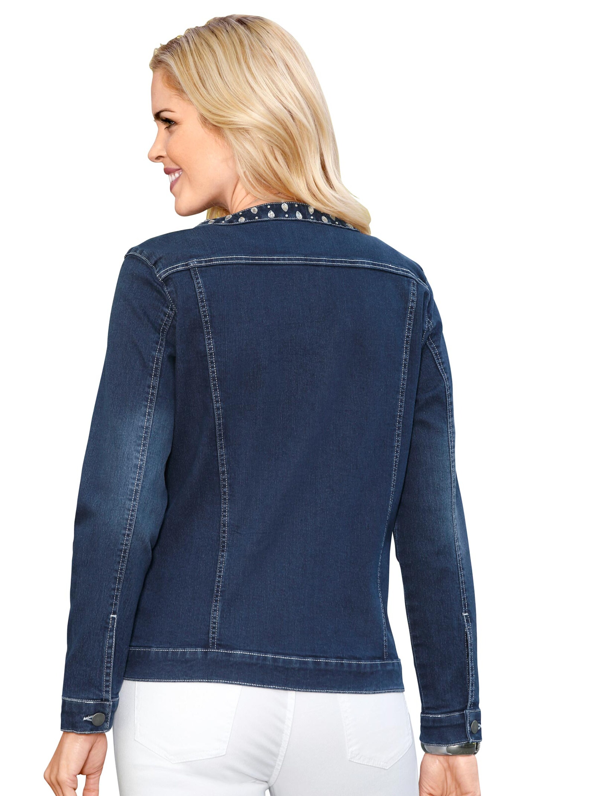 Jeans-Jacke - blue-stone-washed