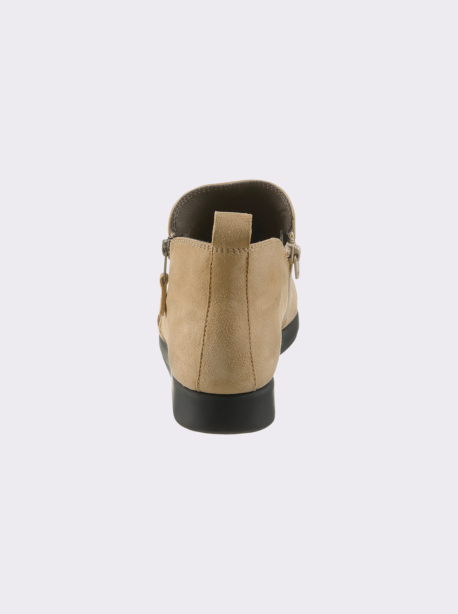 airsoft modern+ Stiefelette mit Nubukleder - vanille