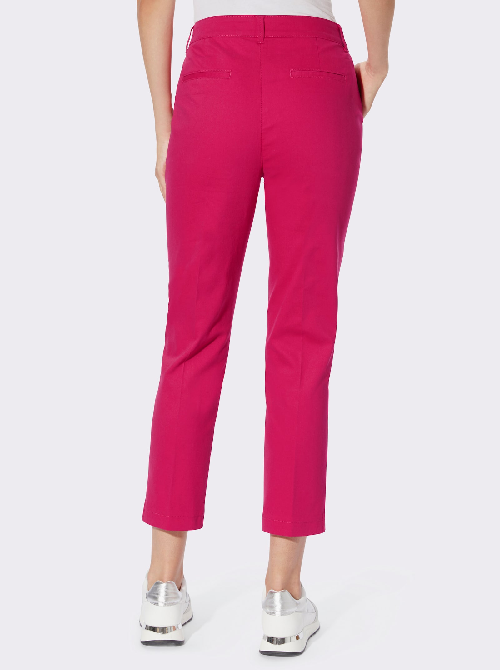 heine 7/8-Hose mit Gürtelschlaufen - pink