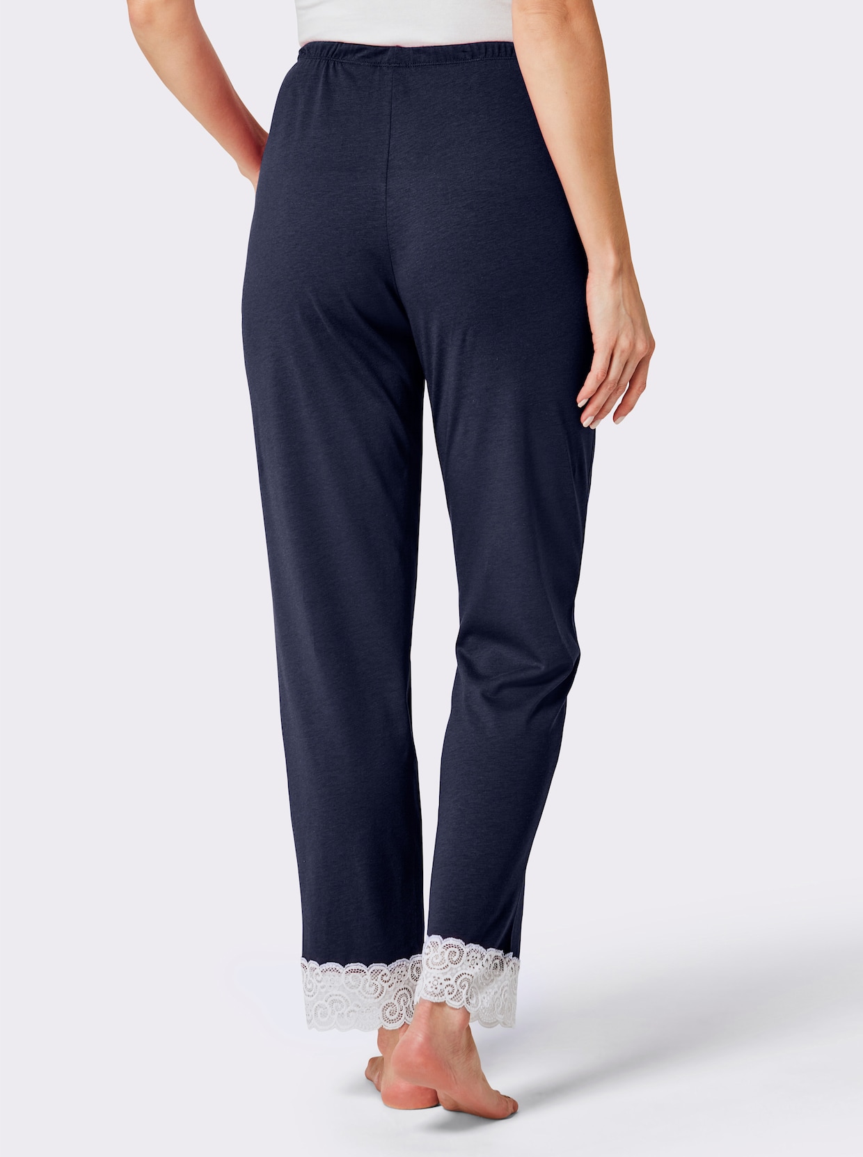 wäschepur Pyjama-Broek - marine
