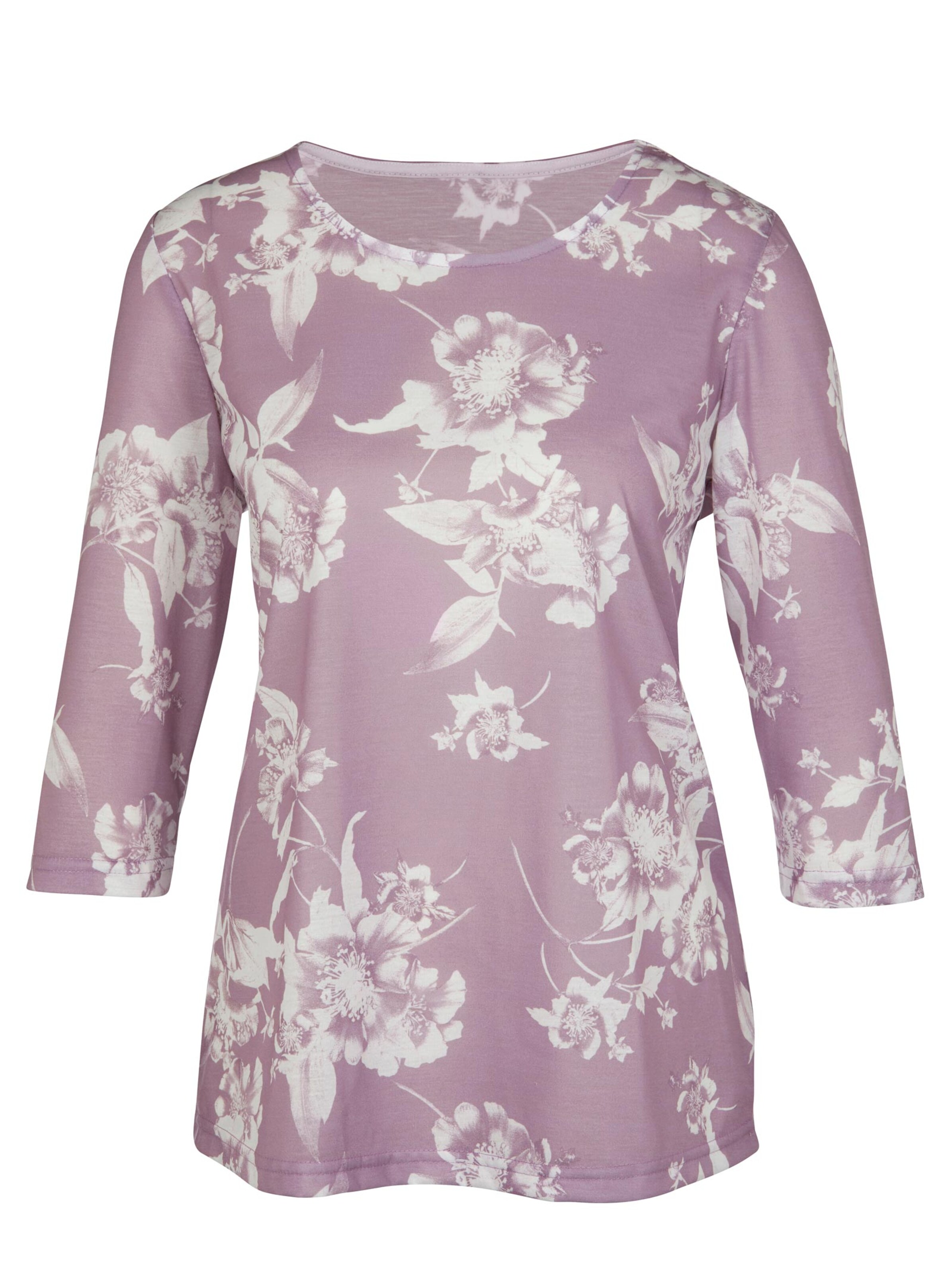 Shirt - mauve-bedruckt