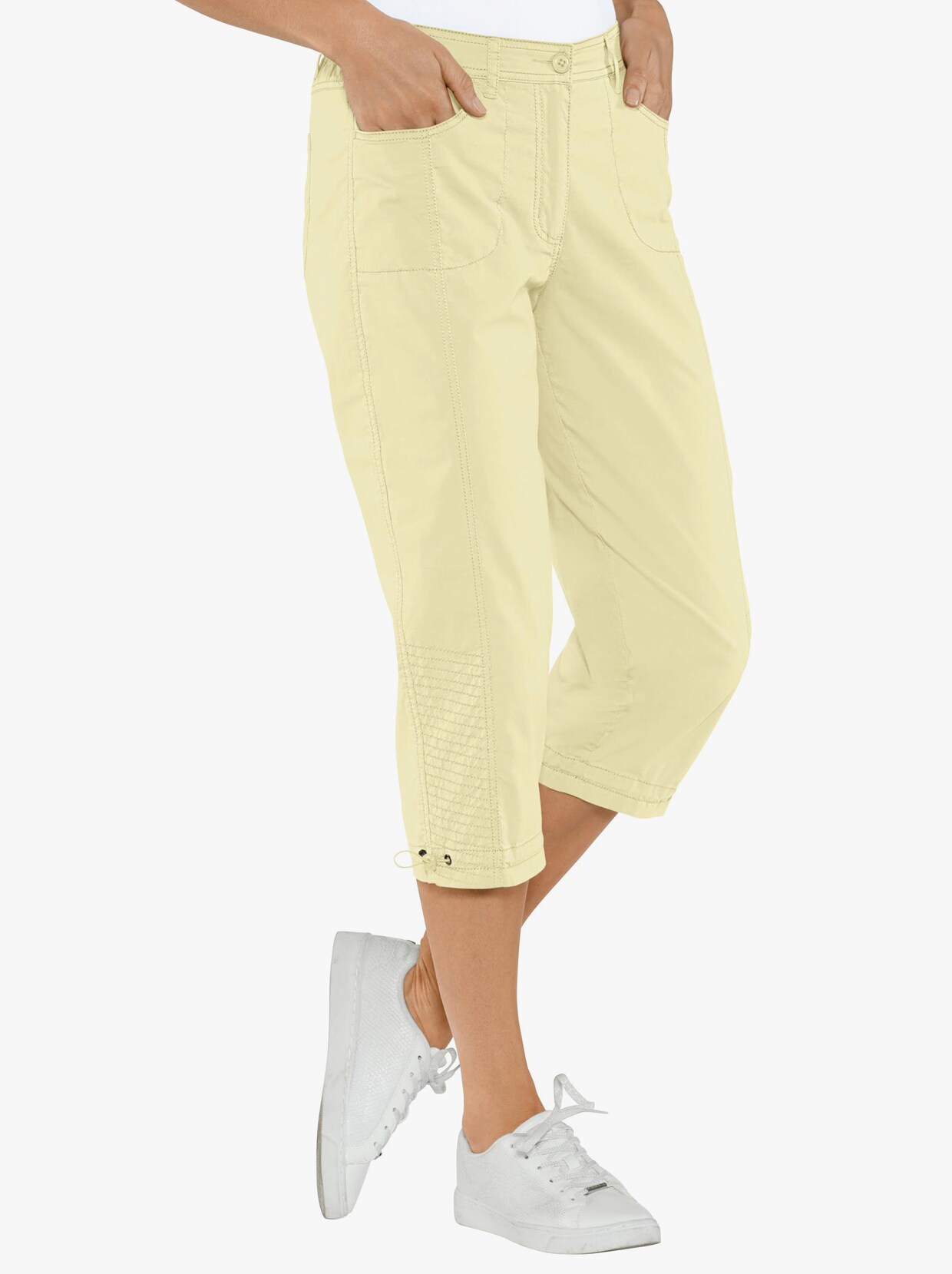Capri kalhoty - žlutá