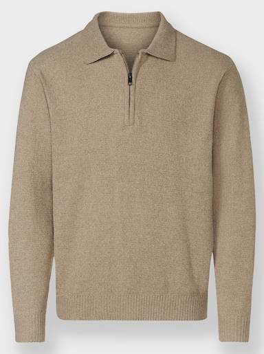 Catamaran Polopullover - beige-meliert