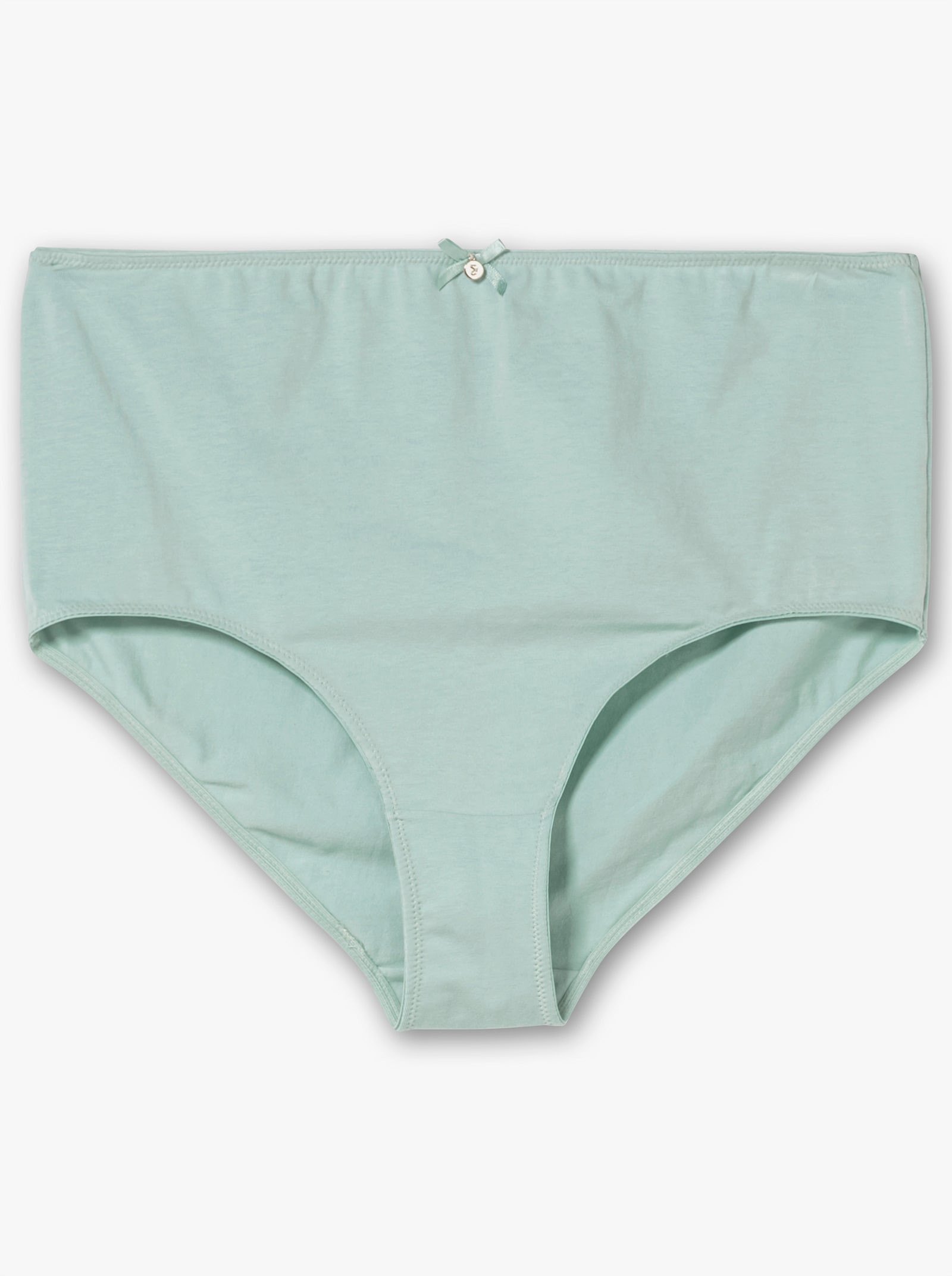 sheego Slip im 3er Pack, mit Zierschleife vorne - ecru+mint+hellblau