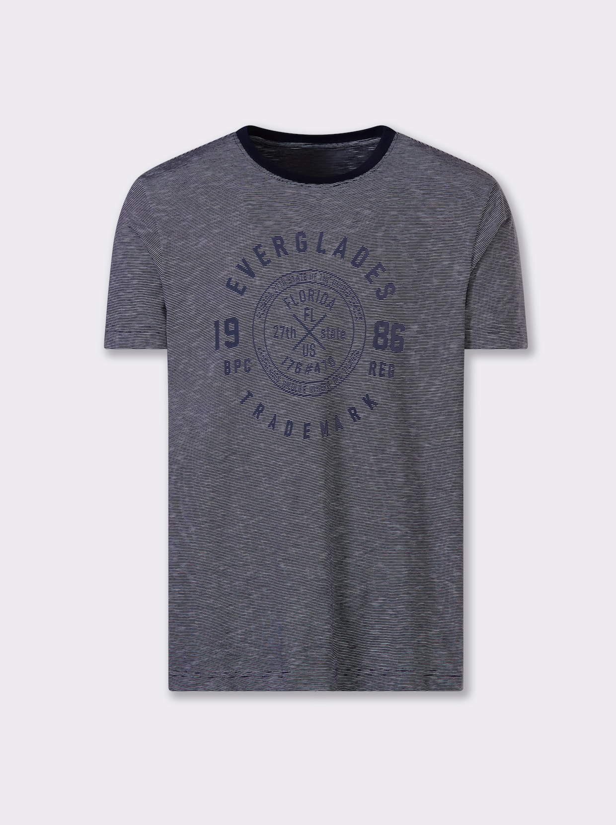 Catamaran T-Shirt - marine-gestreift