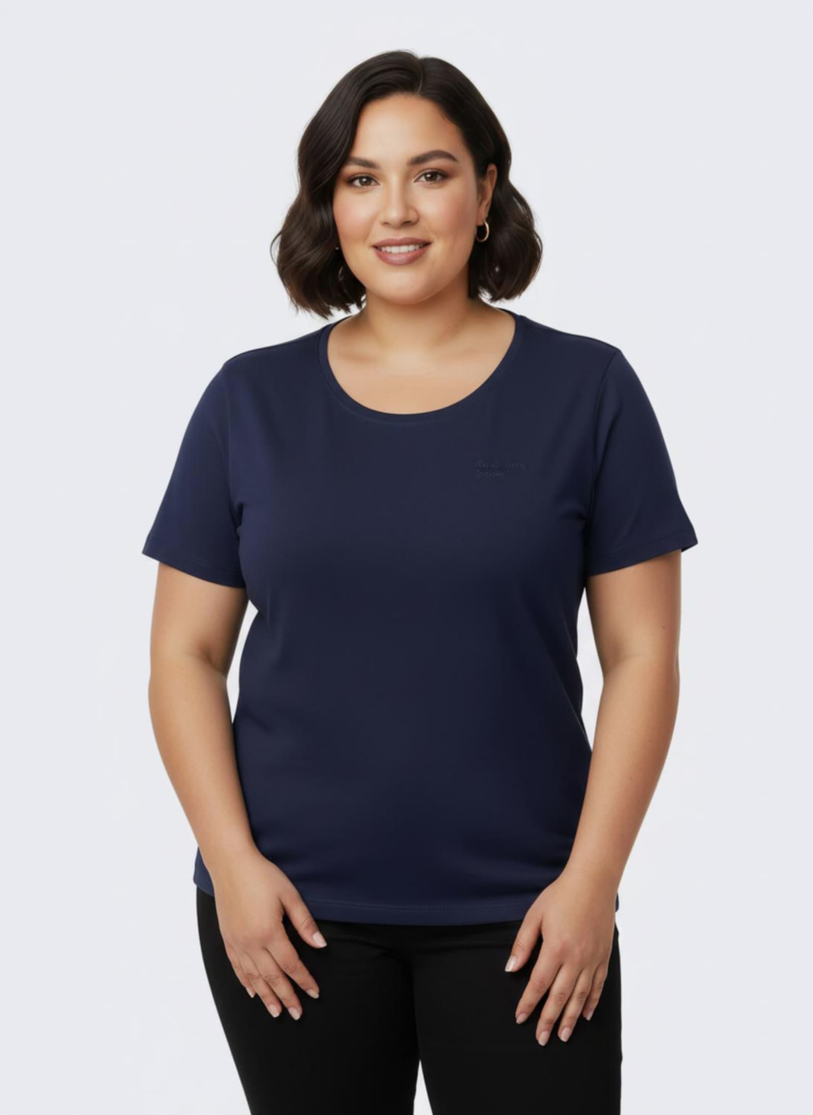 Catamaran Sports Sportshirt mit Stickerei - marine + türkis