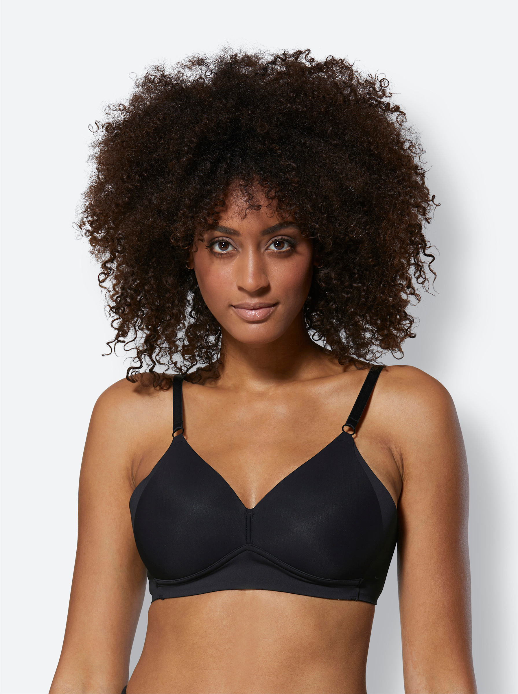 Naturana T-Shirt-BH ohne Bügel in schwarz | Witt Naturana T-Shirt-BH ohne Bügel in schwarz | Witt