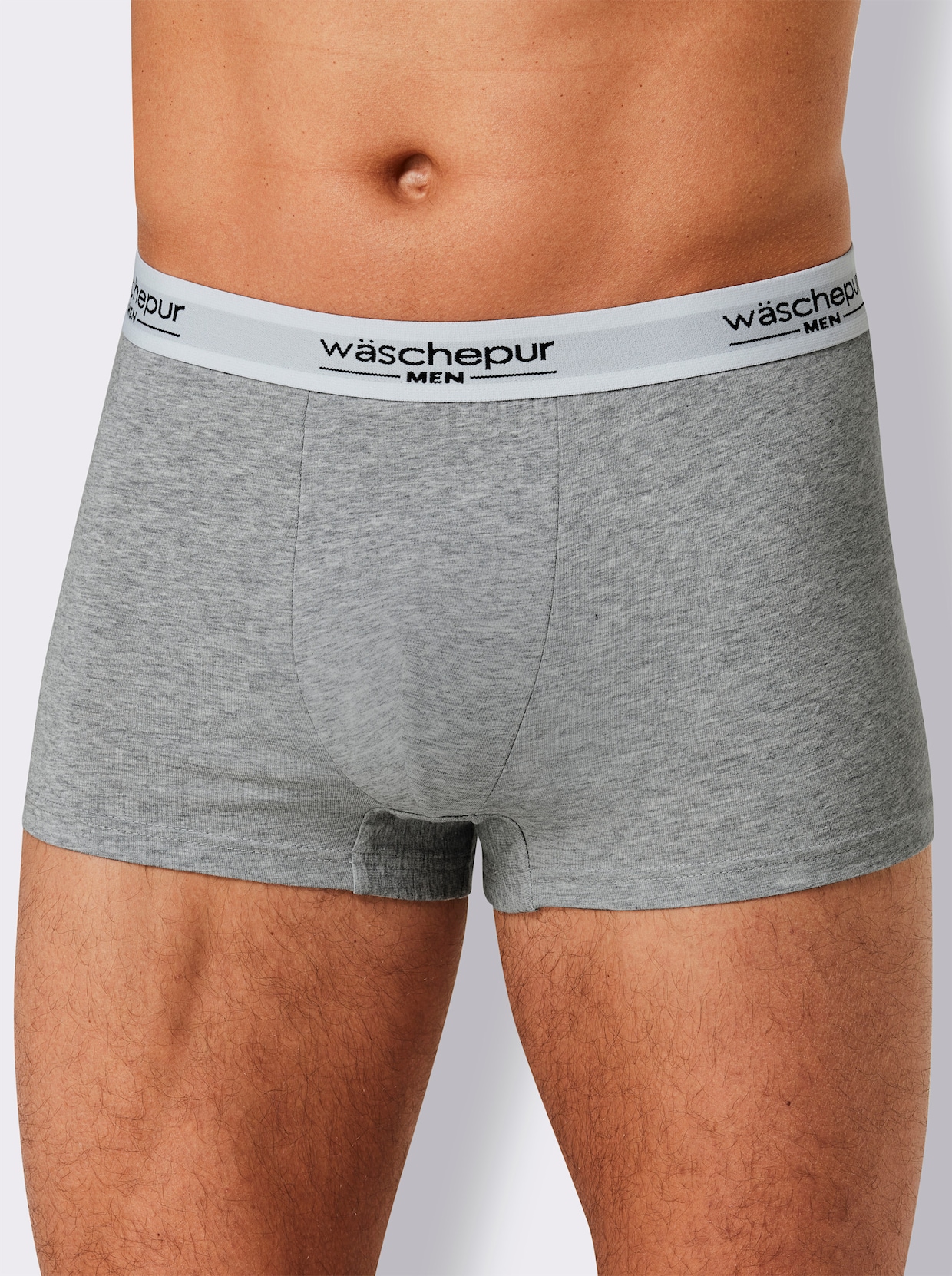 wäschepur men Pants - anthrazit + grau + weiß