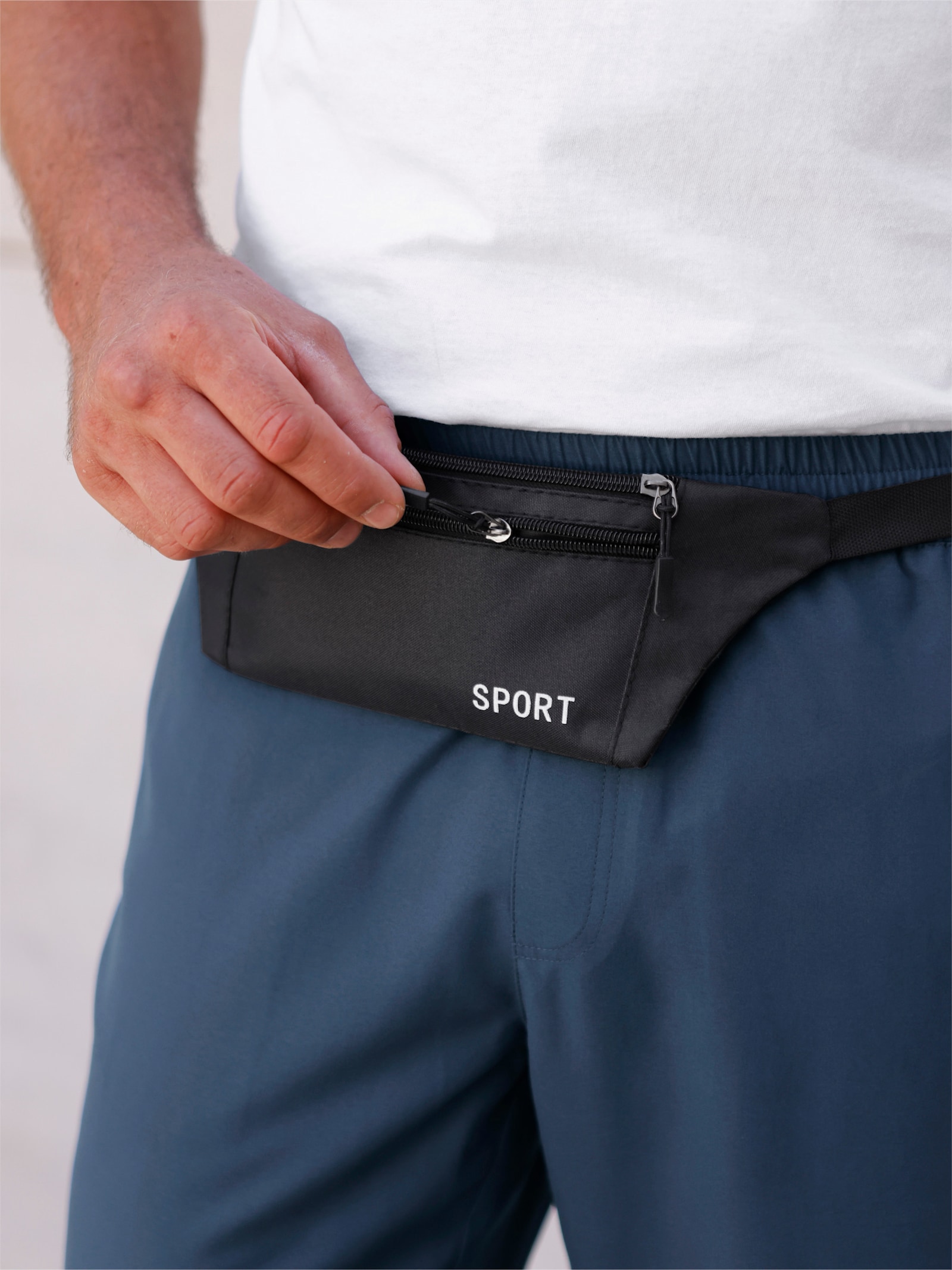 Catamaran Sports Freizeithose inklusive Bauchtasche - dunkelblau