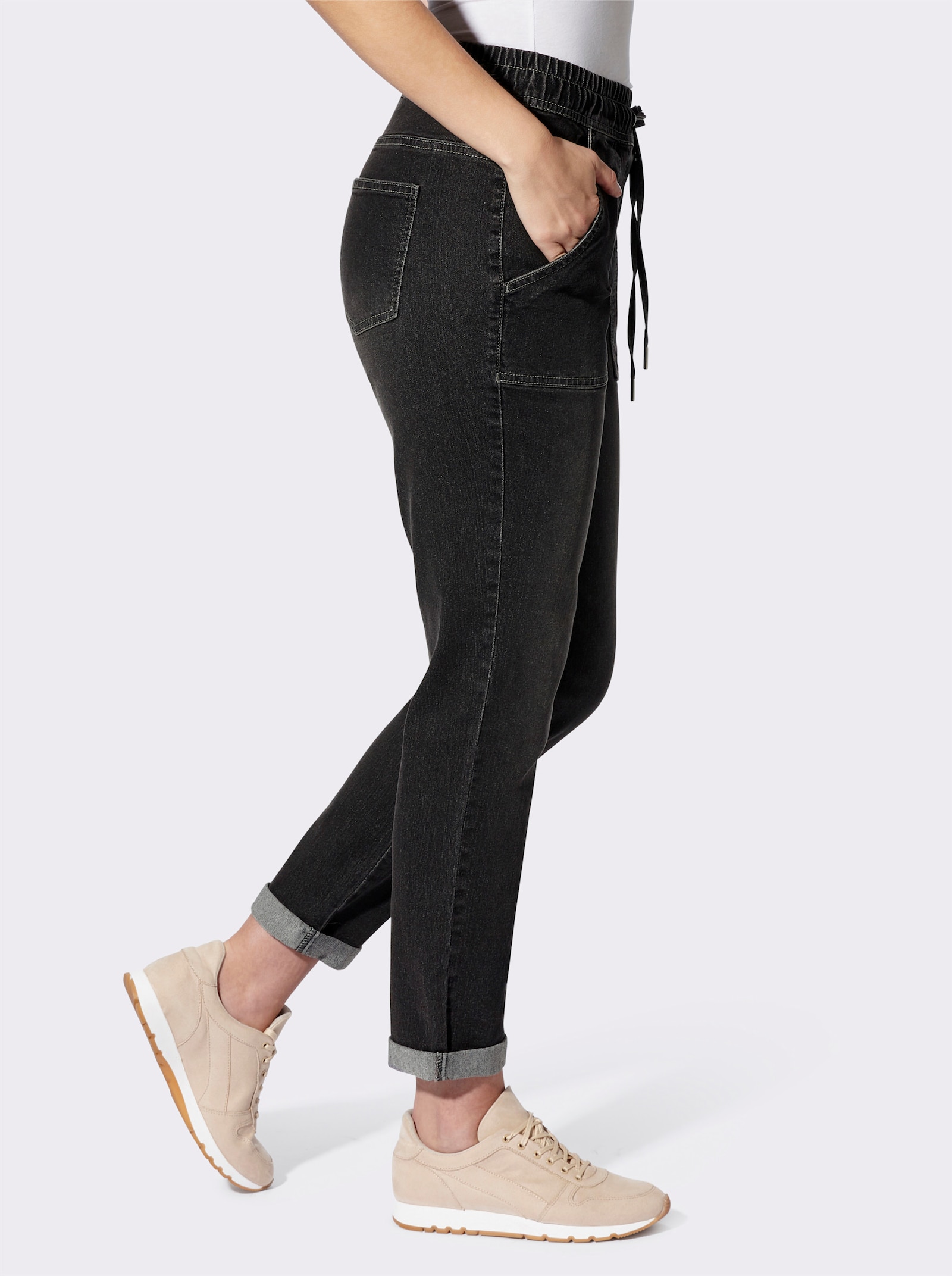 heine Jean avec poches - graphite-denim