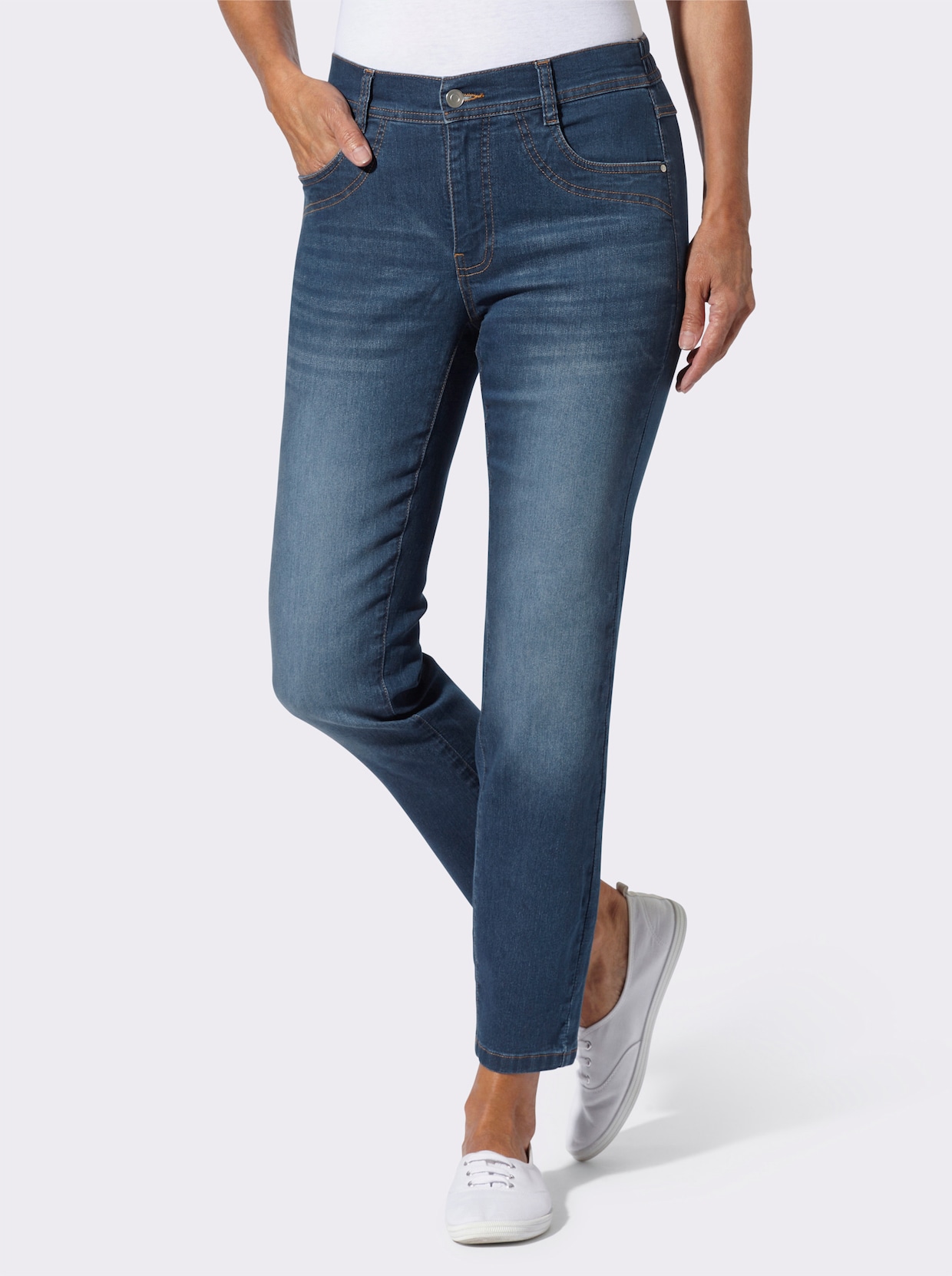 Jeans - blue-stone-washed