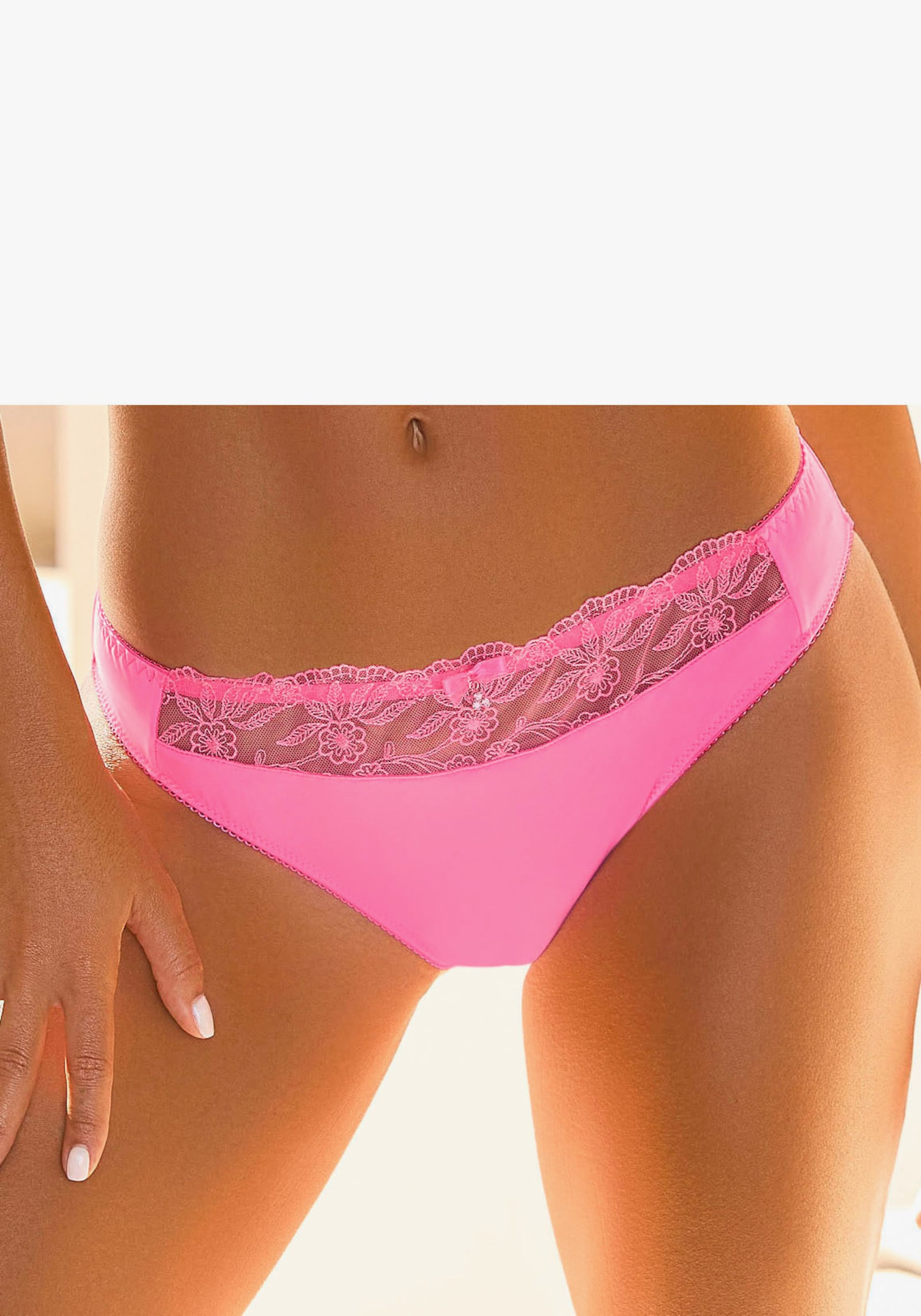 Slip - pink+weiß