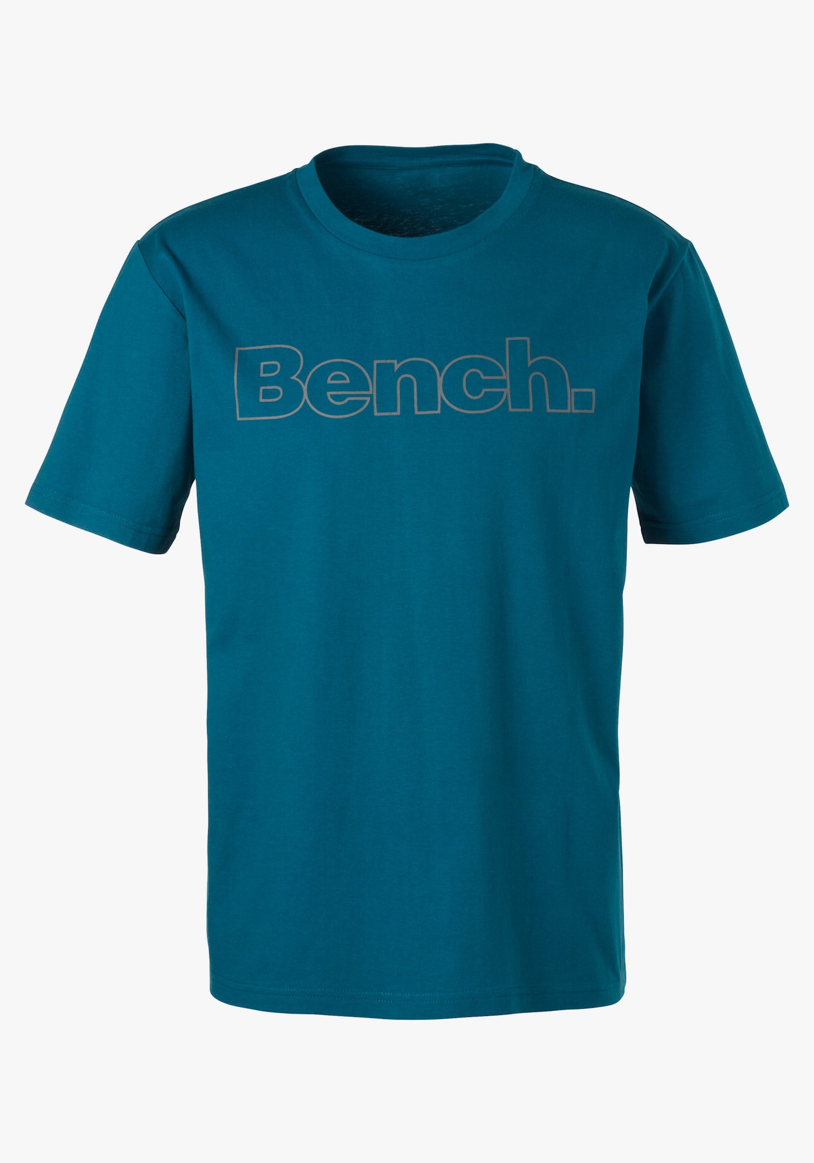 Bench. Loungewear T-Shirt - petrol, schwarz
