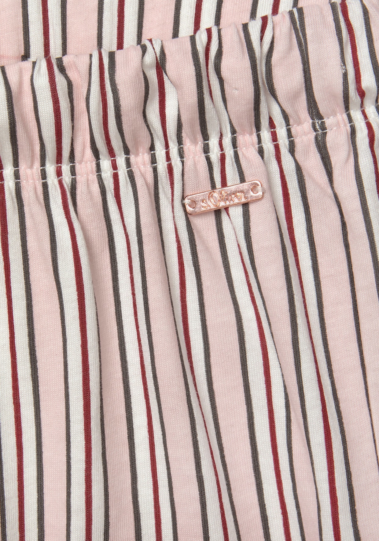 s.Oliver Short de pyjama - rose pâle à rayures