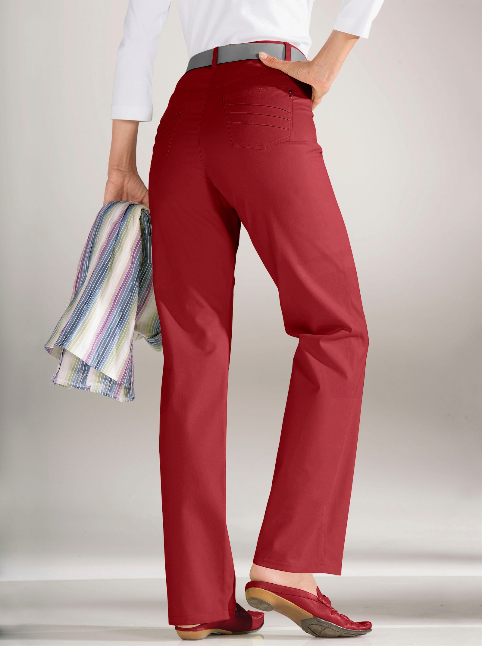 Cosma Functionele broek, vuilafstotend en kreukarm - rood