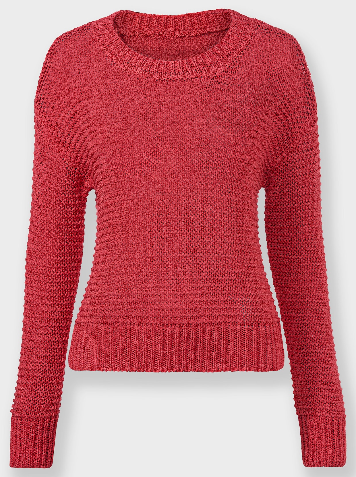 heine Pull encolure ronde - pamplemousse