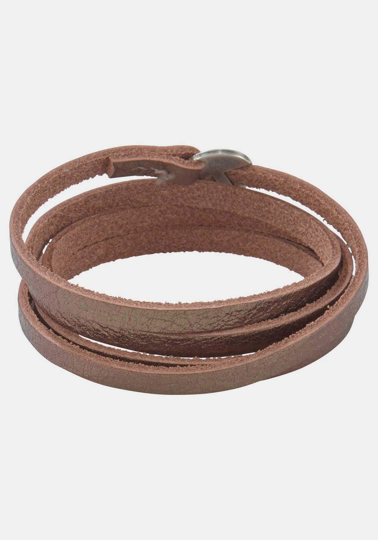 J.Jayz Bracelet en cuir - couleur bronze