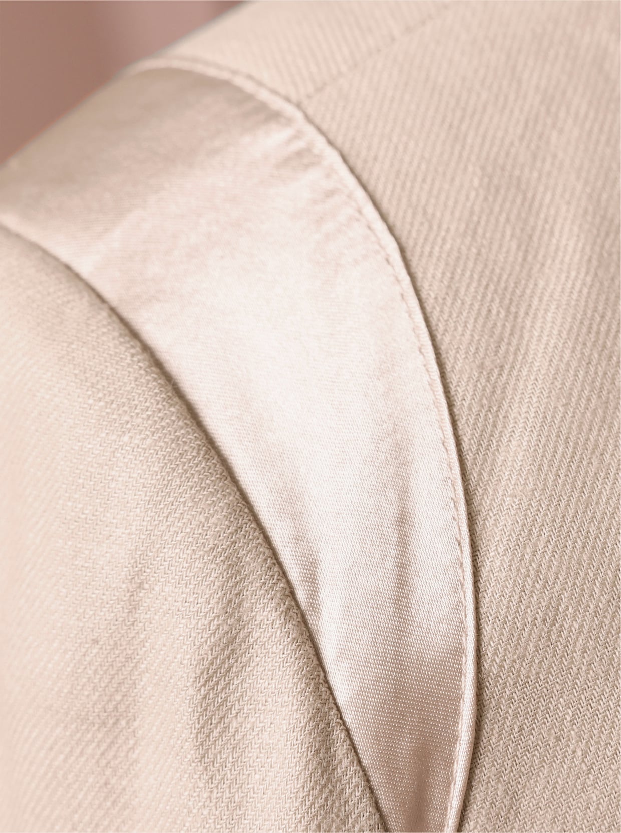 CREATION L PREMIUM Blazer van linnen en viscose - beige