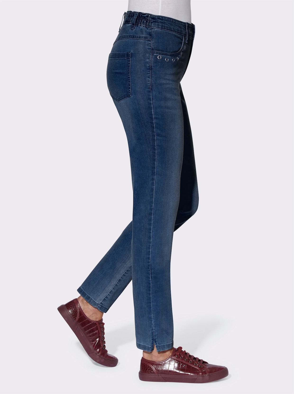 Jeans - blue-stone-washed