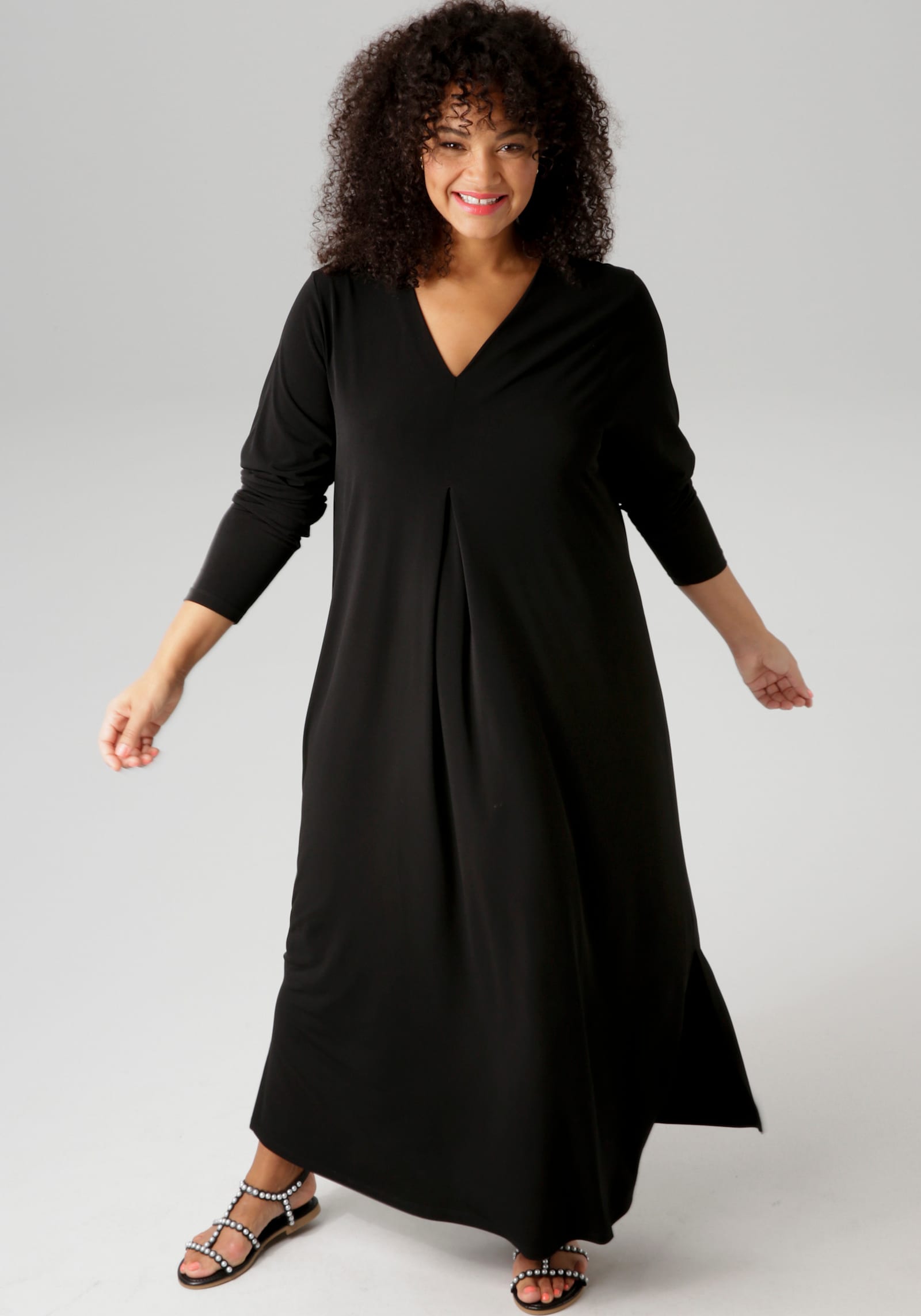 Aniston PLUS Maxikleid - schwarz
