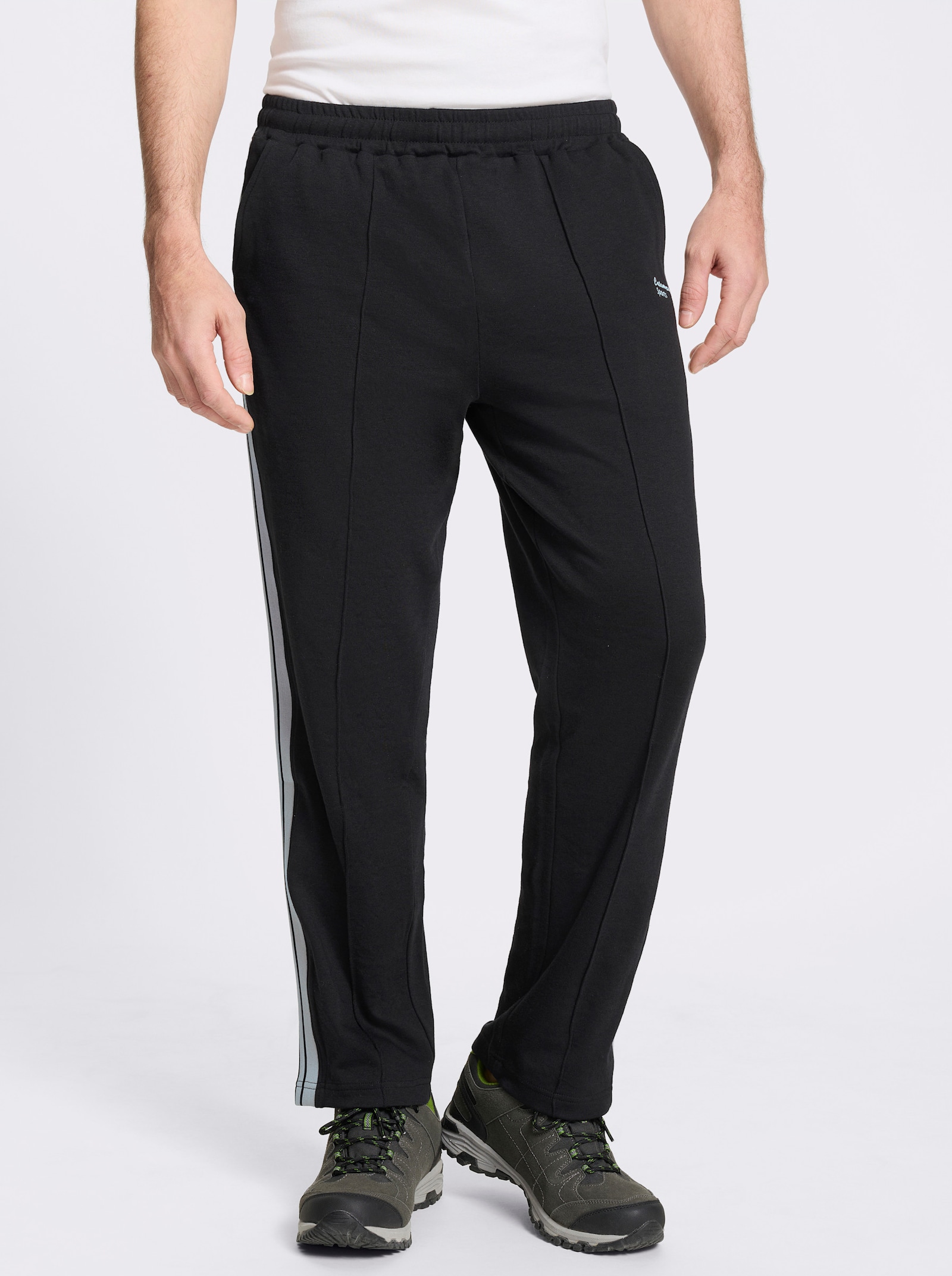 Catamaran Sports Freizeithose mit Biesen vorne - schwarz