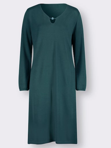 Jersey-Kleid - petrol