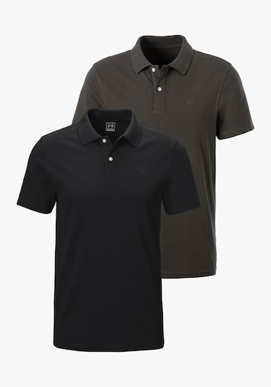 John Devin Poloshirt - zwart/donkergrijs