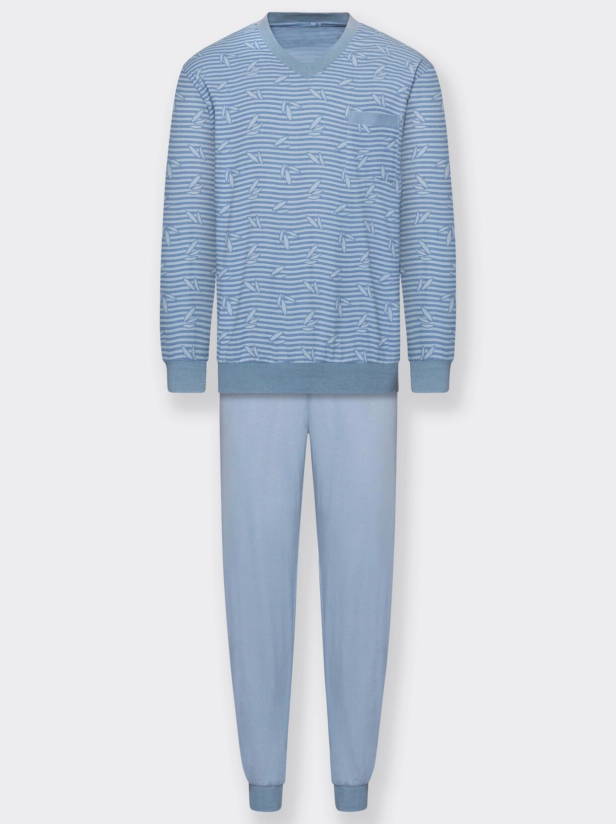 wäschepur Schlafanzüge - blau + grau