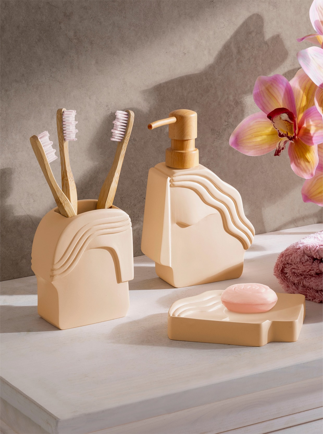 heine home Badkameraccessoires - crème