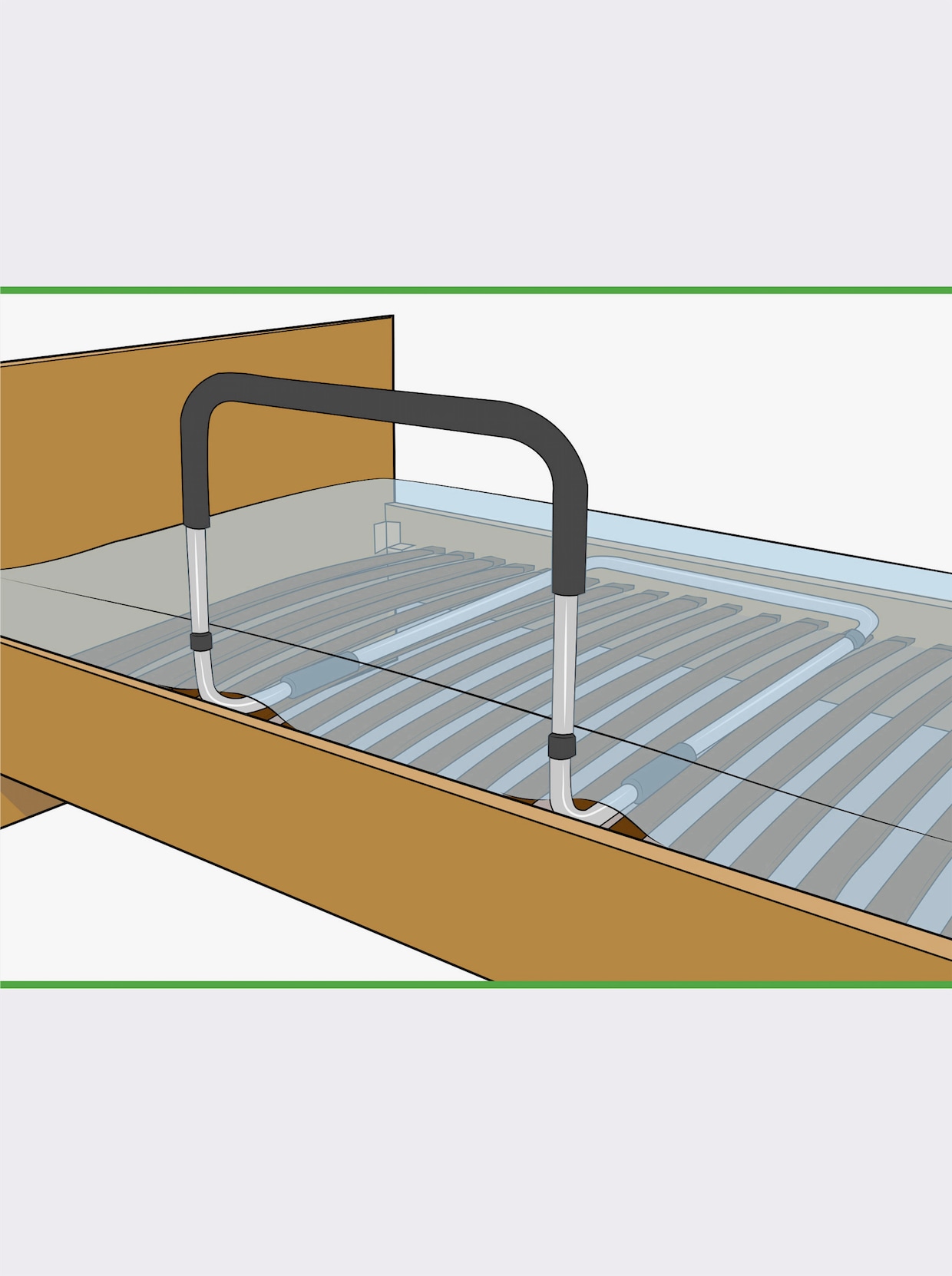 Bett-Aufstehhilfe - schwarz