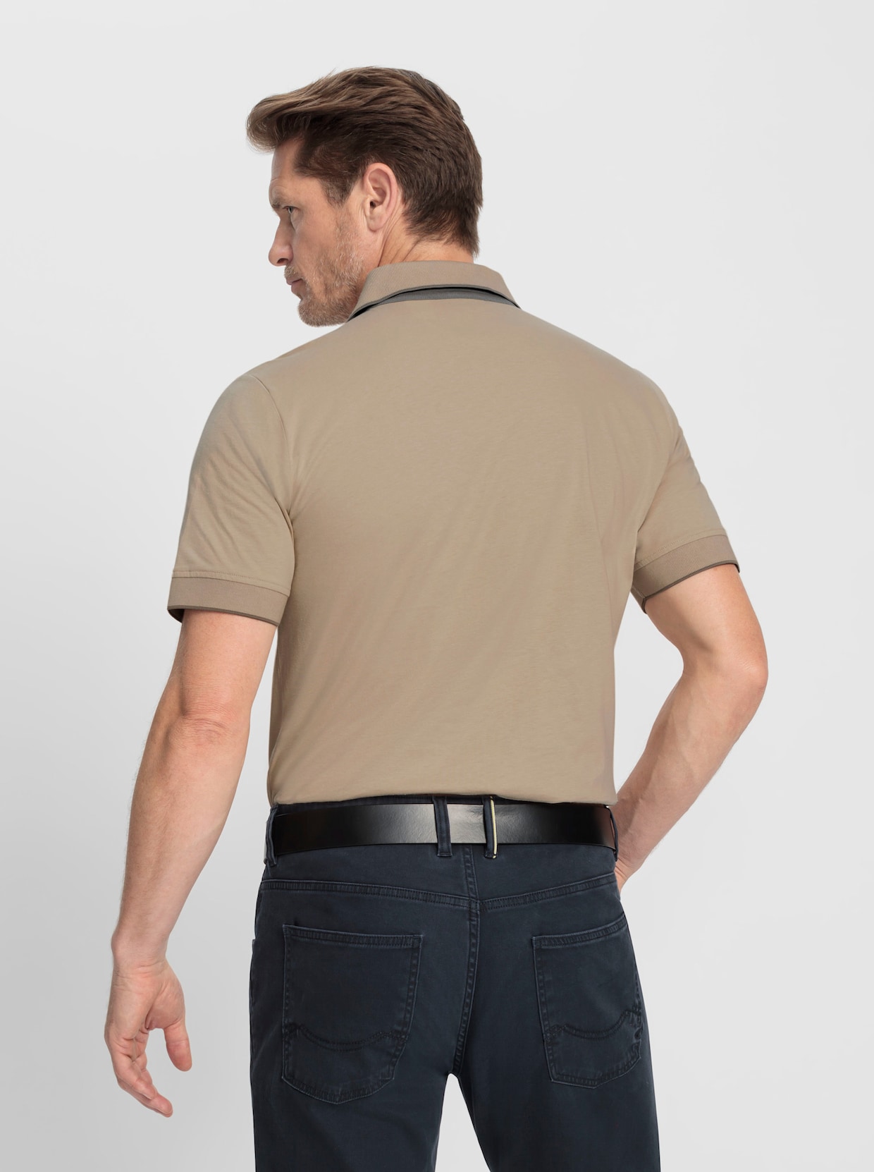 Marco Donati Shirt met korte mouwen - beige