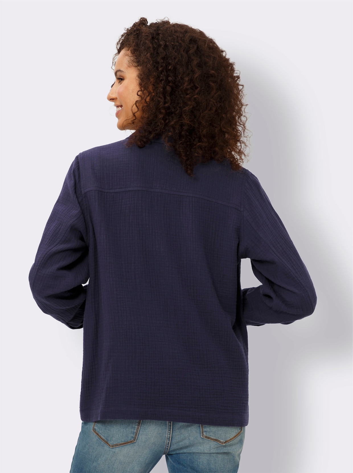 heine Veste chemisier - marine