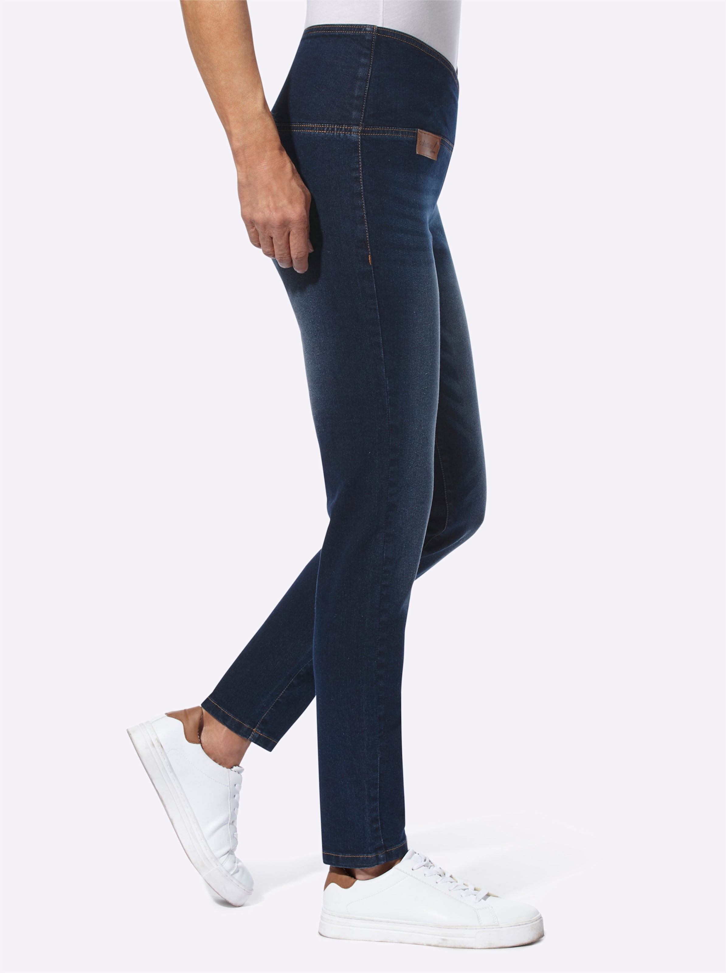 Sheego Damen Dark Blue Stretch-Jeans - Bild 2