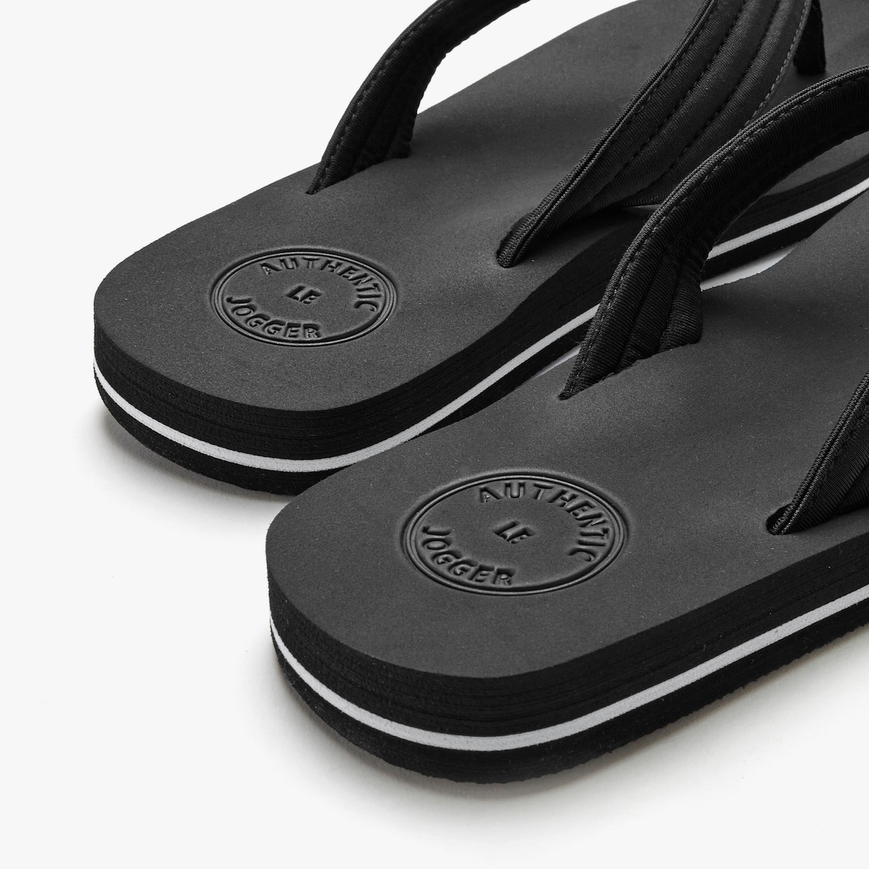 AUTHENTIC LE JOGGER Teenslipper - zwart