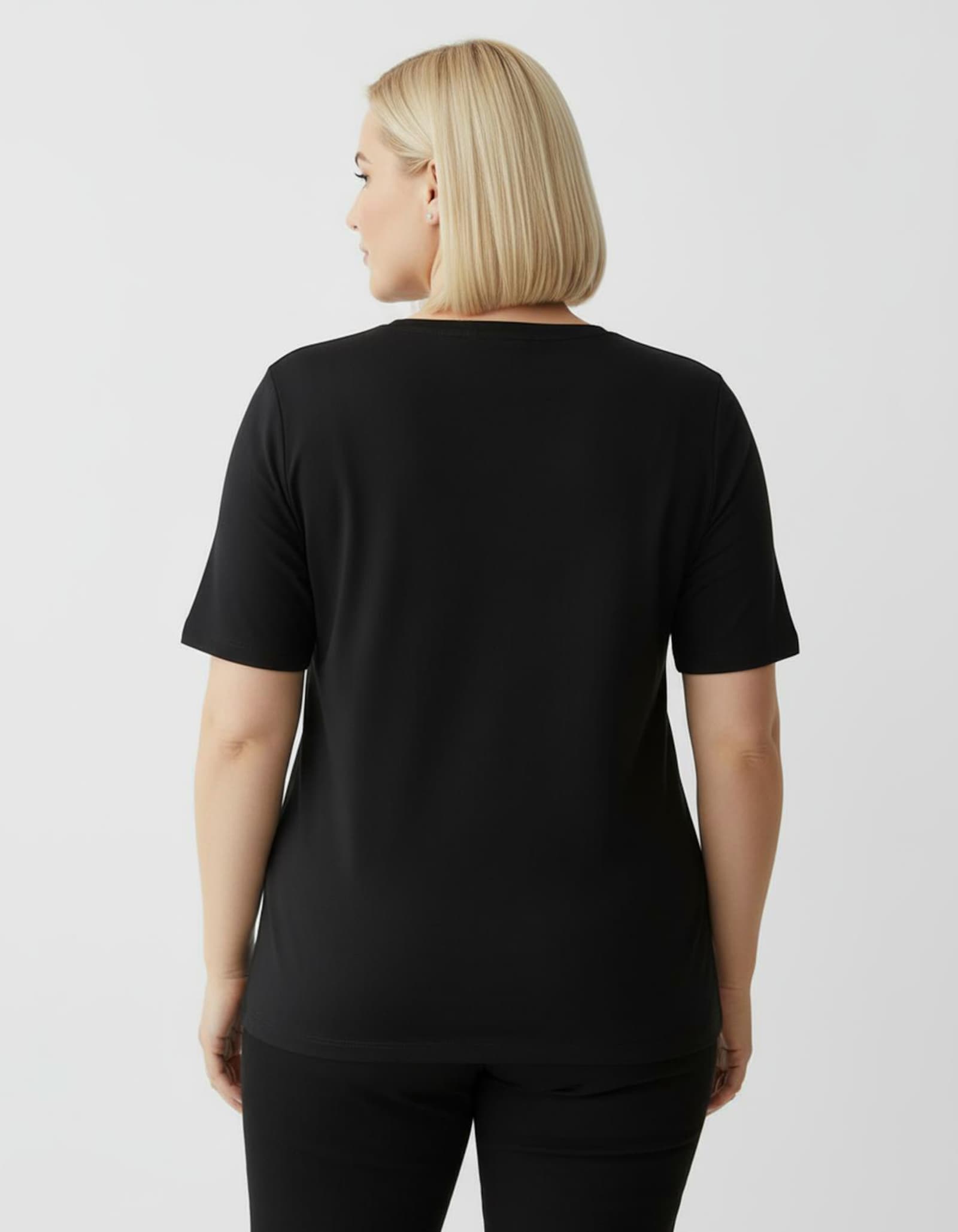 Catamaran Sports Sportshirt mit Stickerei - schwarz + pink