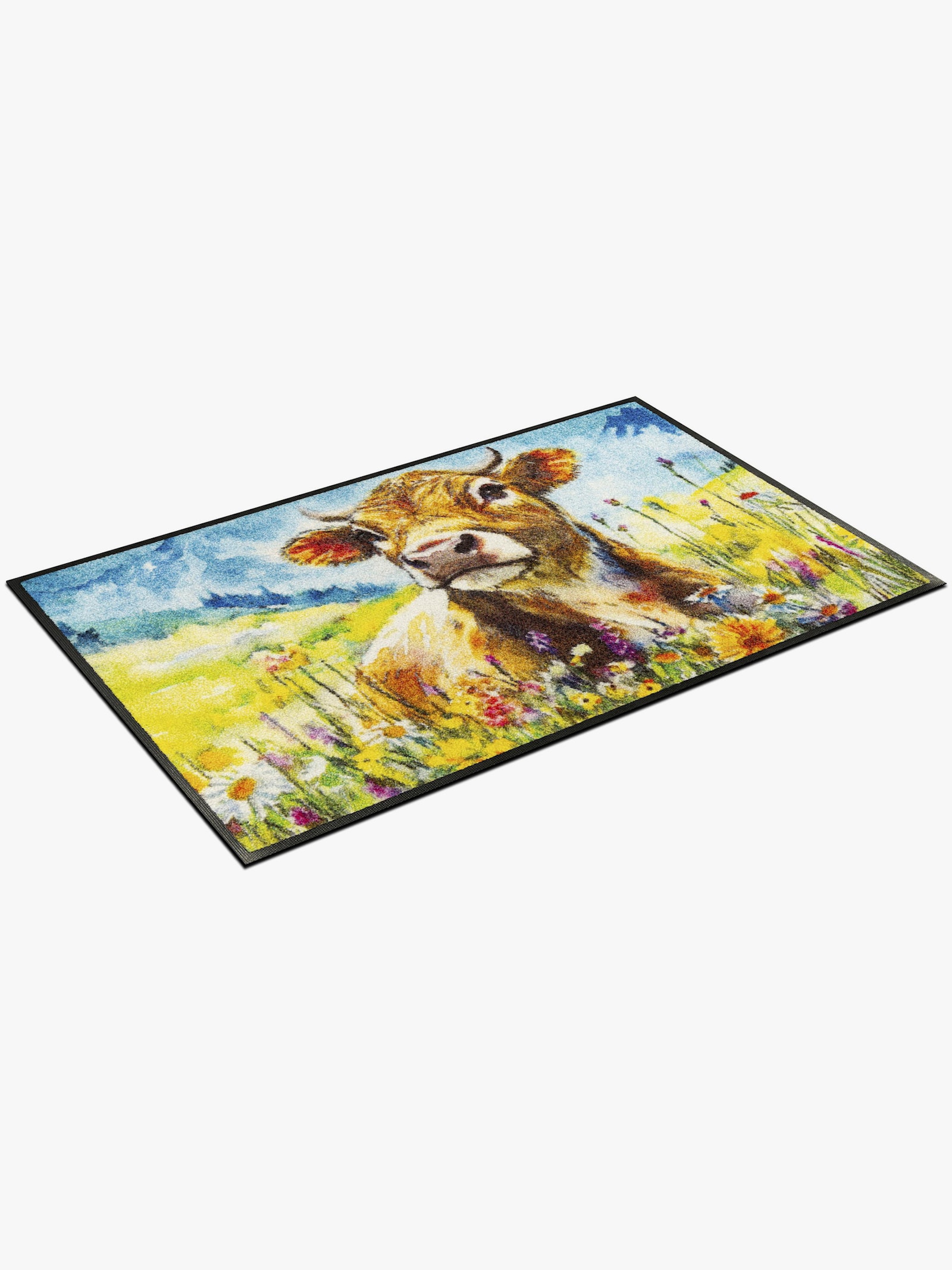 wash+dry by Kleen-Tex Fußmatte - gelb-bunt