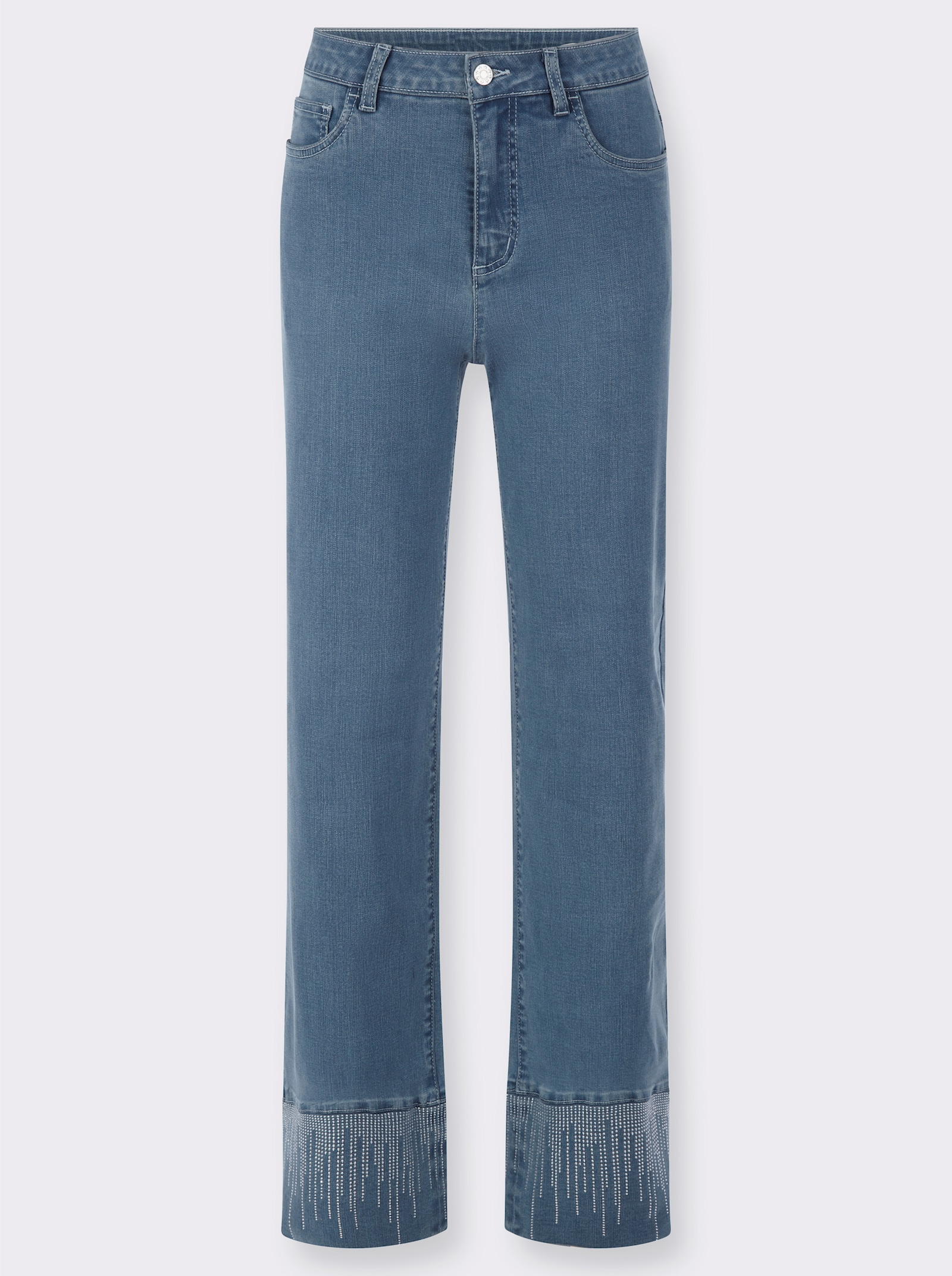 5-Pocket-Jeans - blue-bleached
