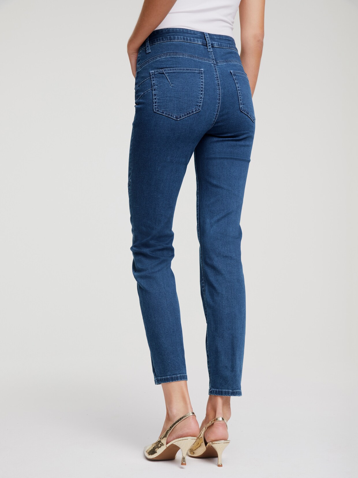 heine Bauchweg-Jeans - blue denim