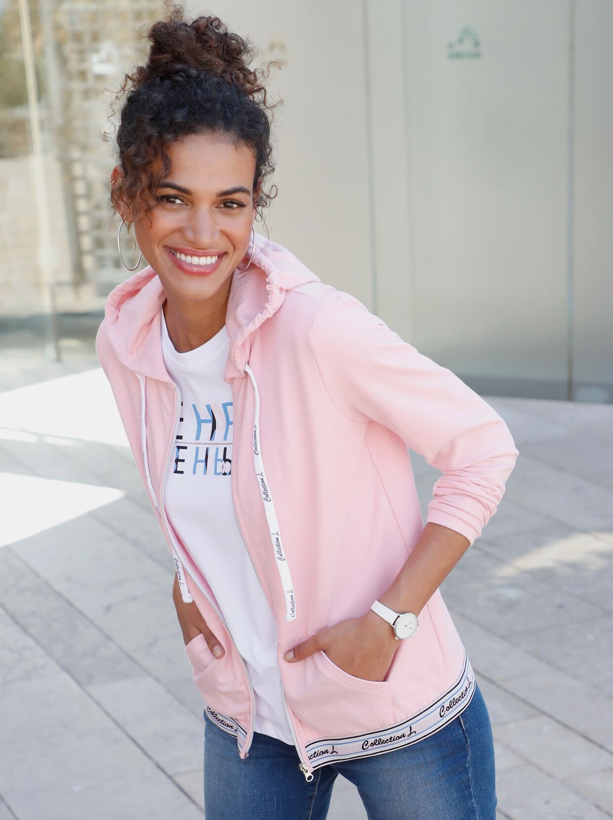 Shirtjasje - roze