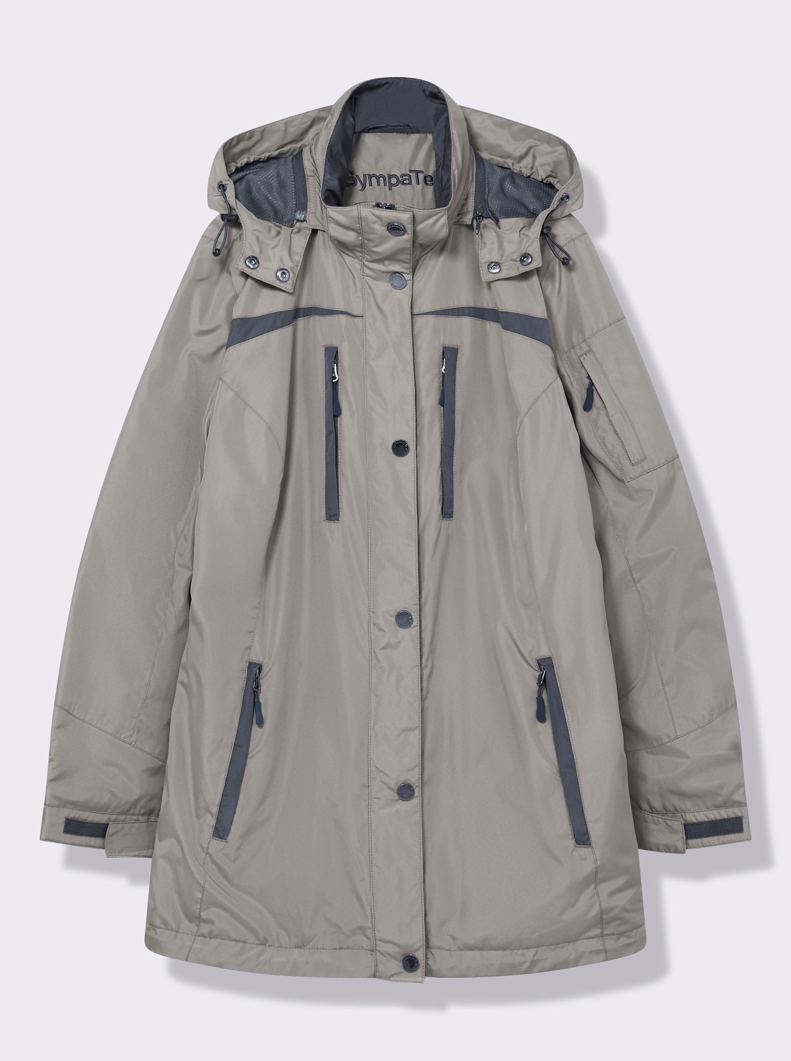 Funktionsjacke wind- und wasserabweisend - grau